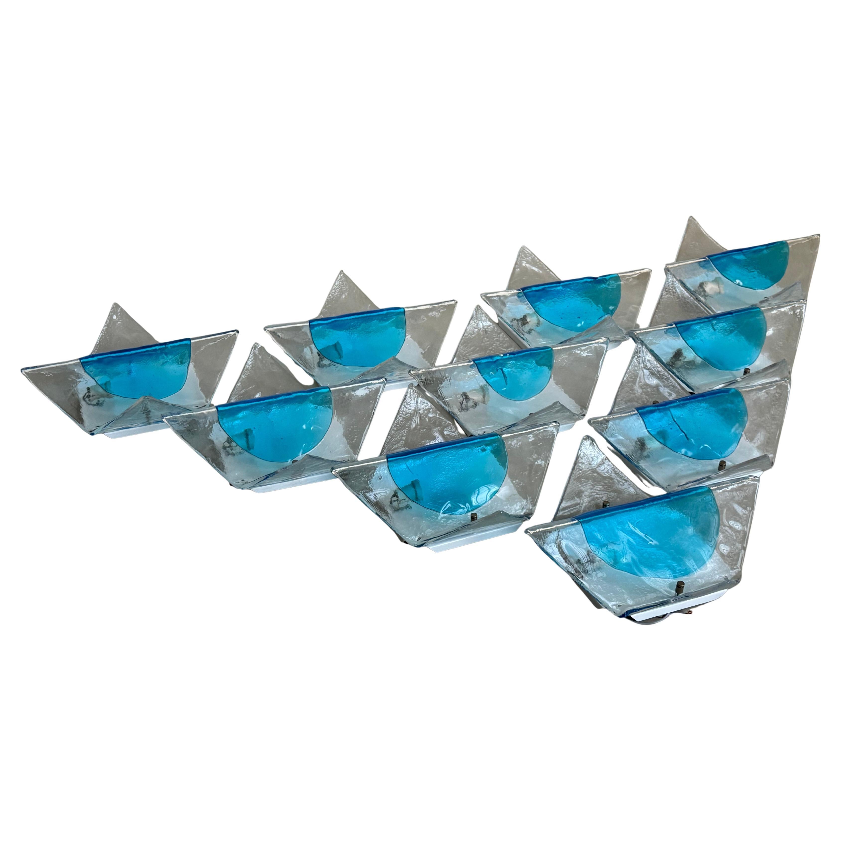 Carlo Nason for AV Mazzega Murano - Wall Sconces/Ceiling Lights - 1970
s