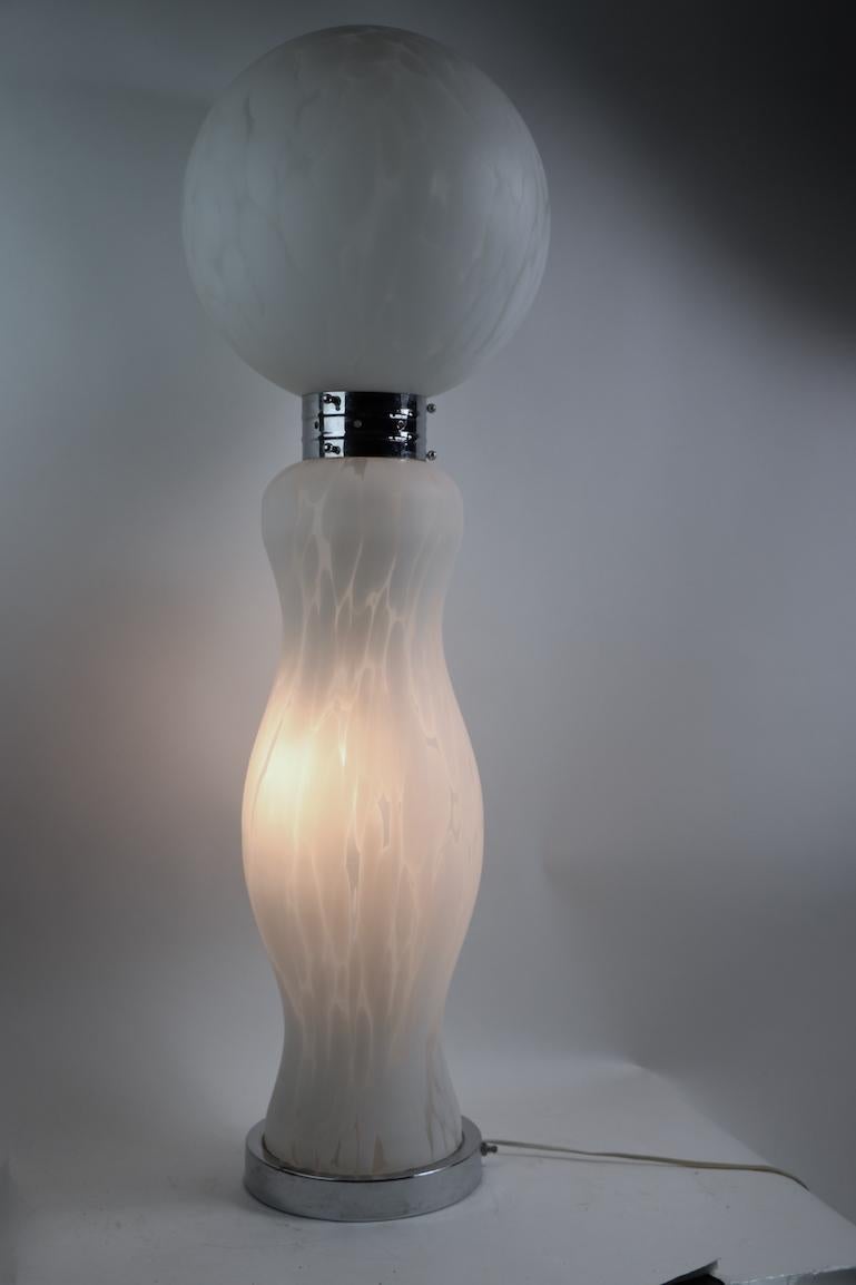 Carlo Nason for Mazzega Cumulus Glass Totem Lamp For Sale 5
