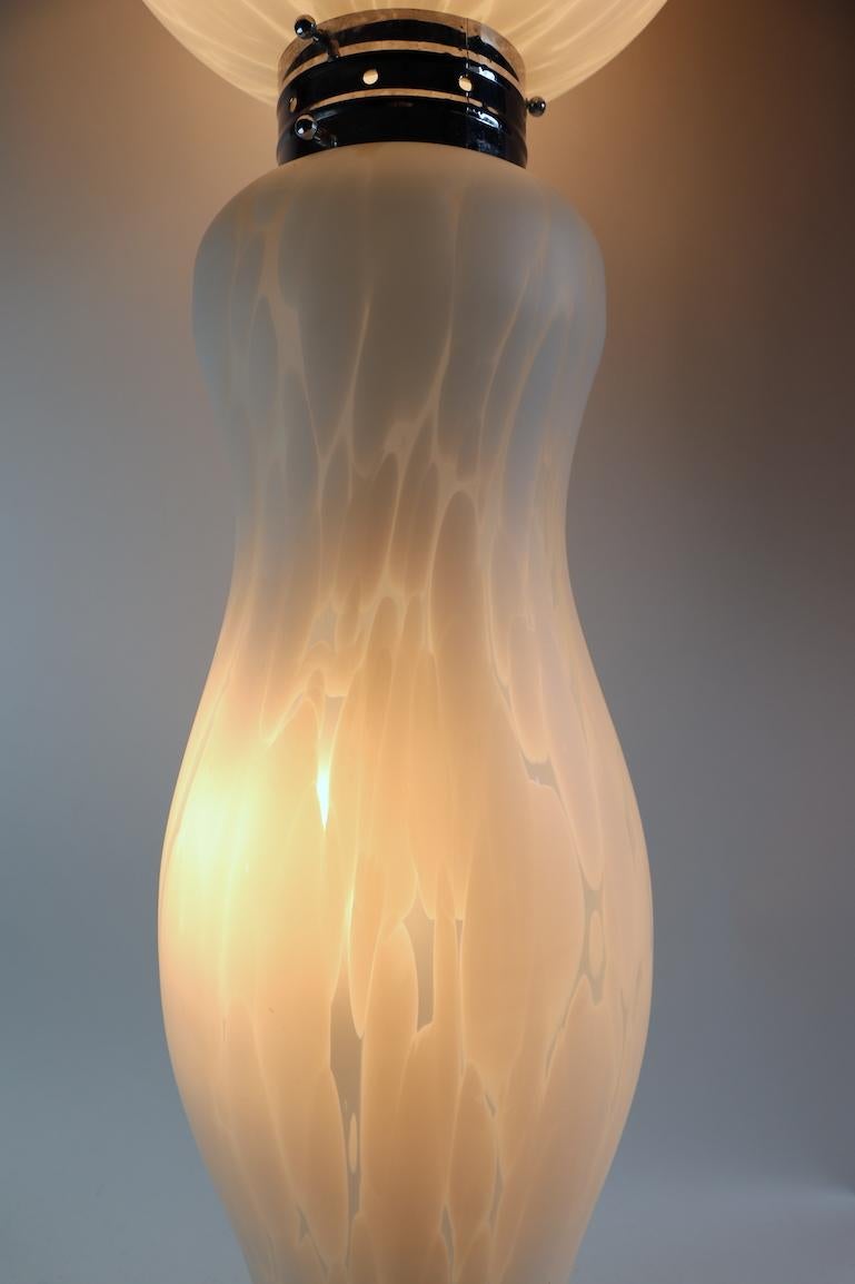 Italian Carlo Nason for Mazzega Cumulus Glass Totem Lamp For Sale