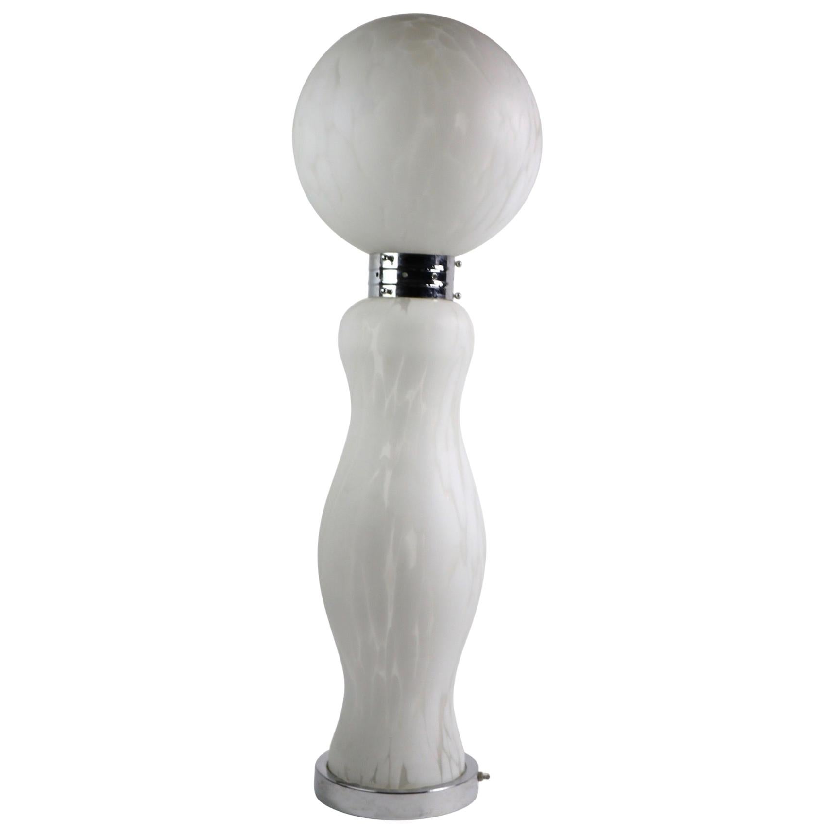 Carlo Nason for Mazzega Cumulus Glass Totem Lamp For Sale