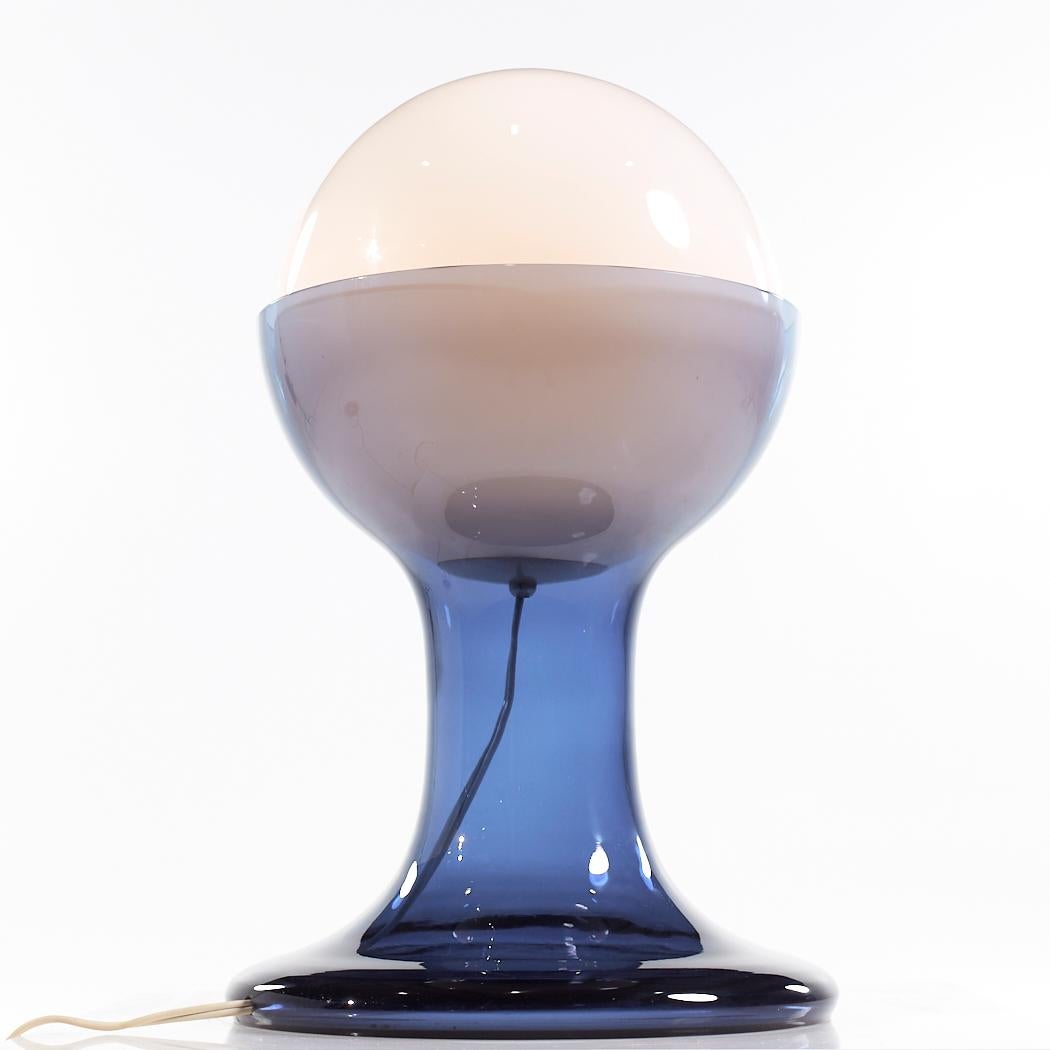 Verre Carlo Nason pour Mazzega, modèle LT216, lampe de bureau italienne du milieu du siècle en verre de Murano en vente