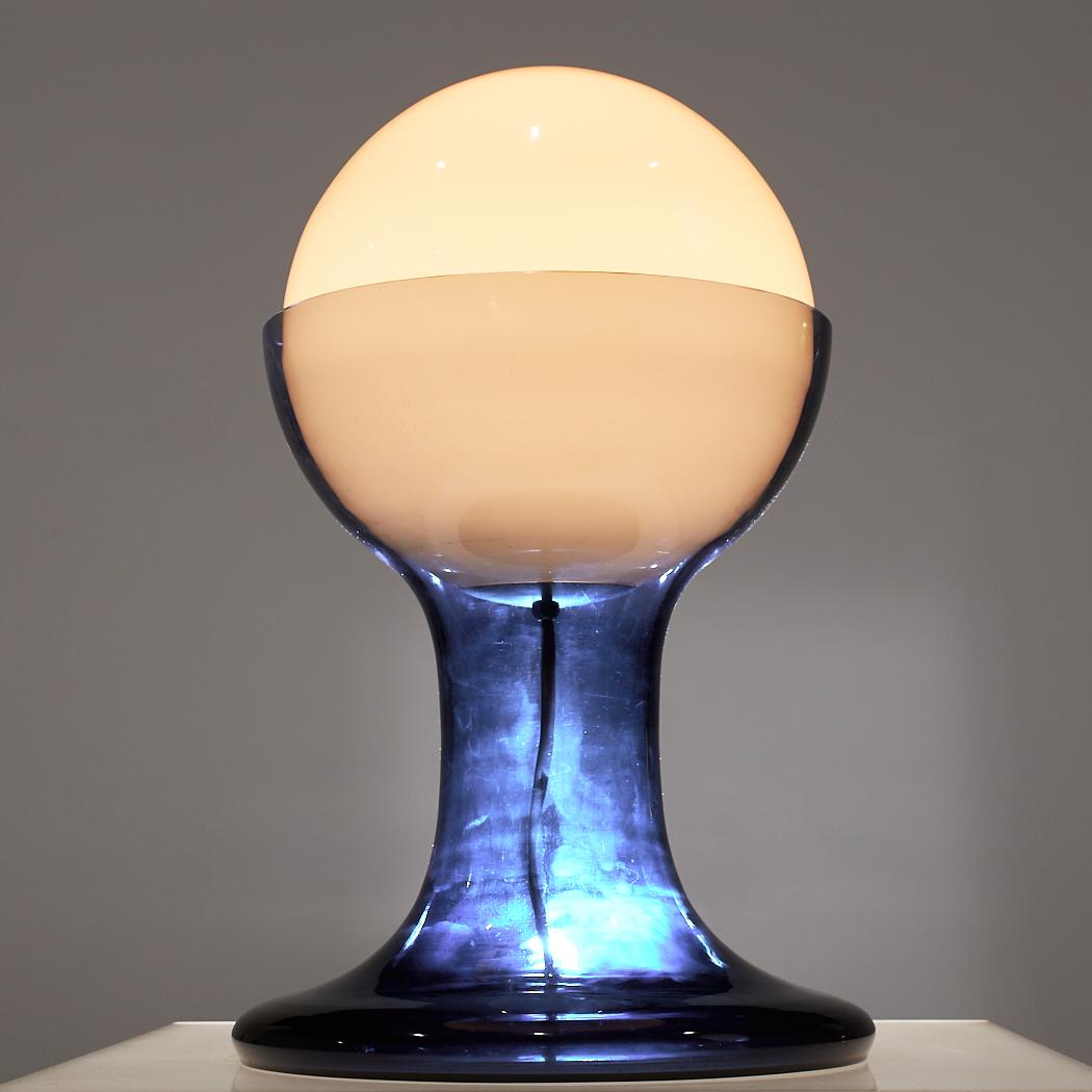 Carlo Nason pour Mazzega, modèle LT216, lampe de bureau italienne du milieu du siècle en verre de Murano en vente 2