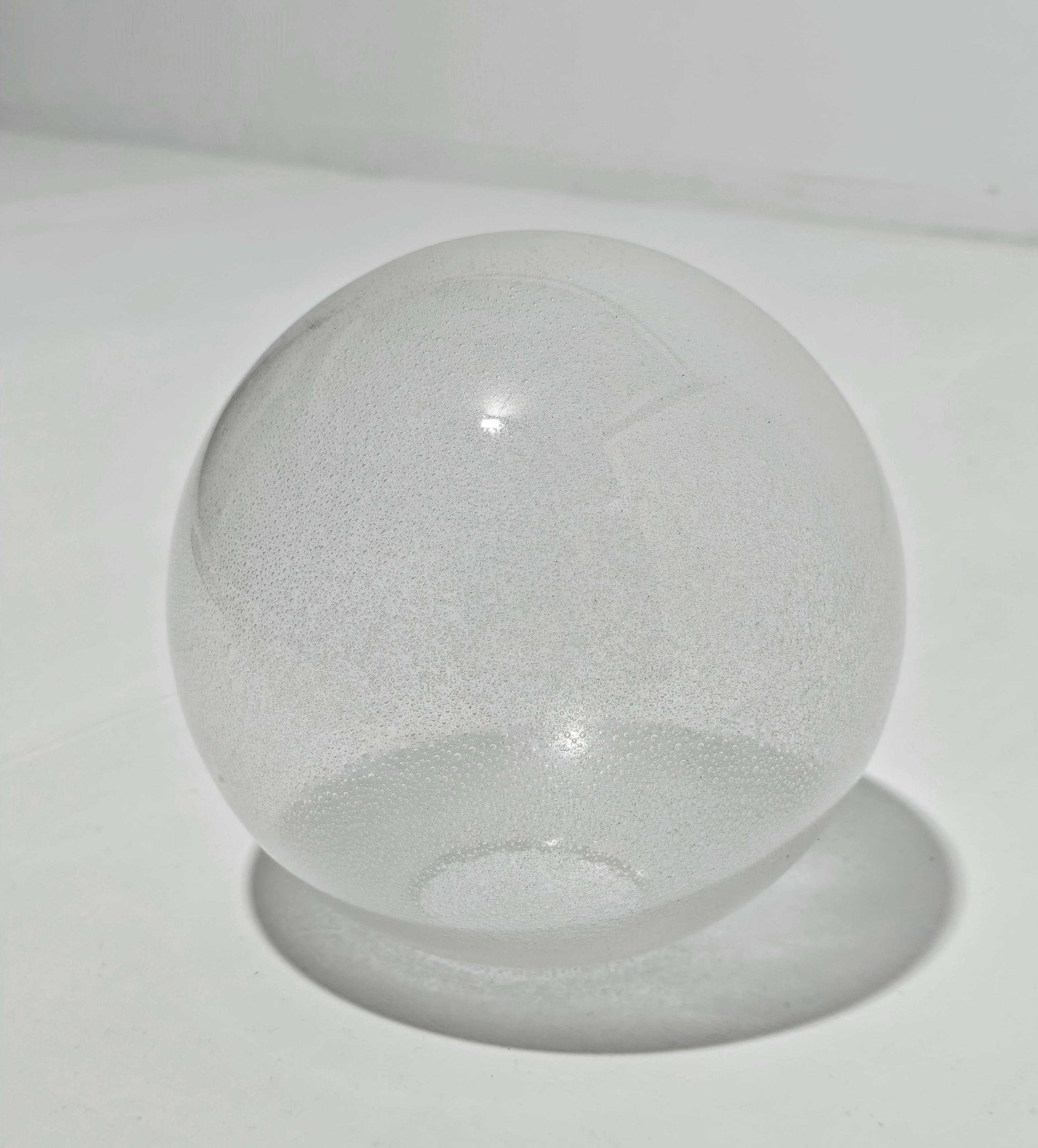 Mid-Century moderno Carlo Nason per Mazzega Murano Lampada a sospensione in vetro Italia 1960/70s Mid-Century in vendita