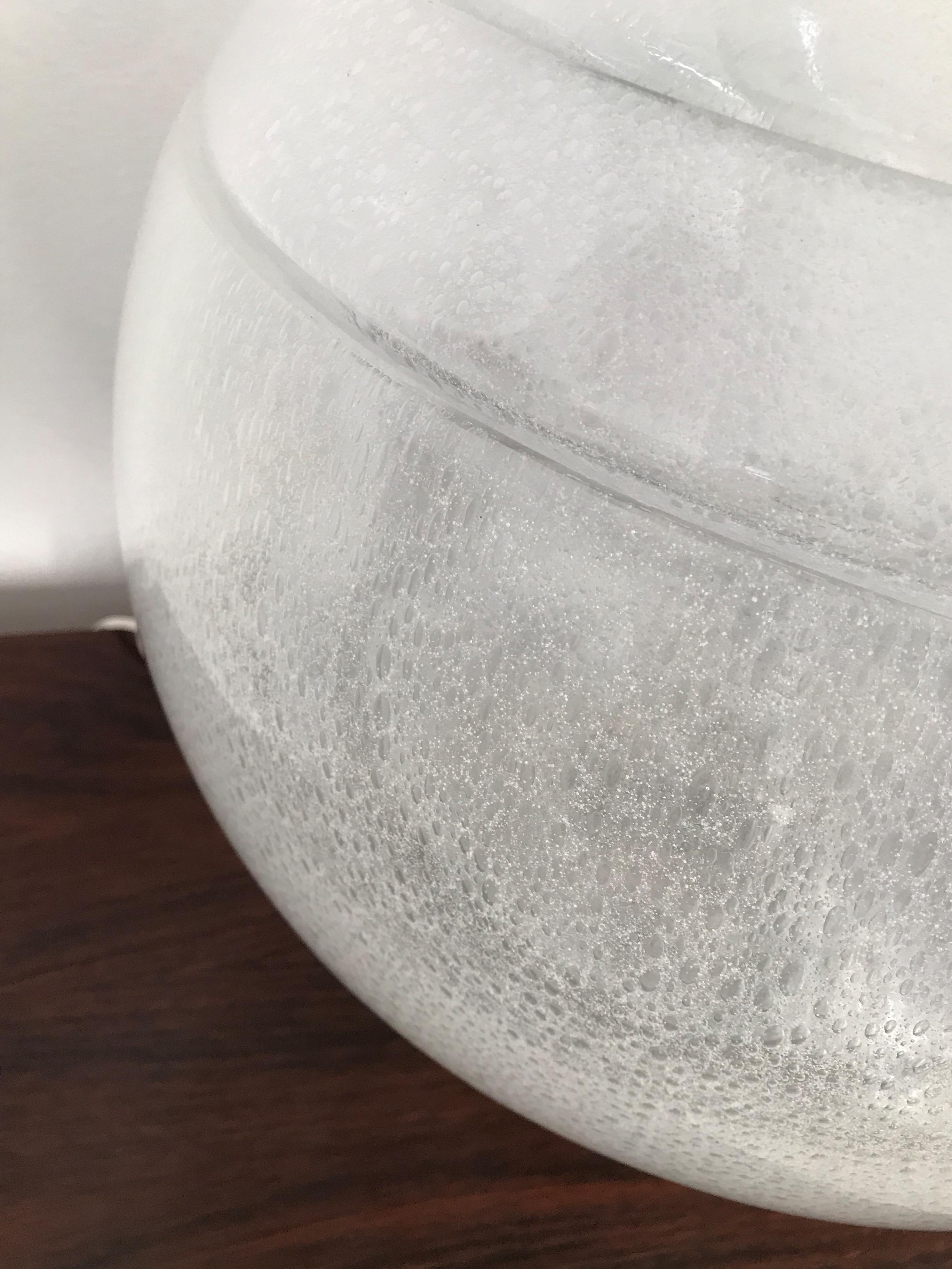 Carlo Nason for Mazzega Murano Glass Table Lamp LT328 Model 1970s en vente 3