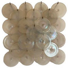 Carlo Nason per Mazzega Murano, Lampada da parete in vetro, Italia 1960