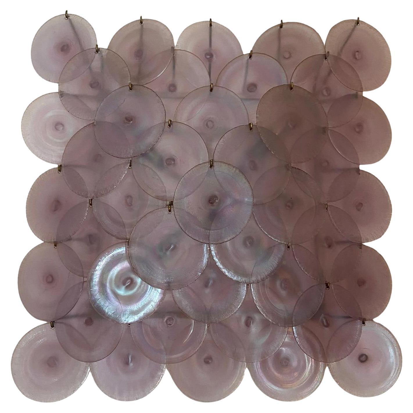 Carlo Nason for Mazzega Murano Glass Wall Lamp, Italy 1960s For Sale