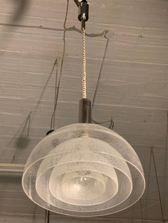 Carlo Nason for Mazzega Murano Mod. 338 Italian Mid-Century Chandelier