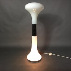 Carlo Nason for Mazzega Murano Saffiato Glass Floor Lamp, Italy, 1970s