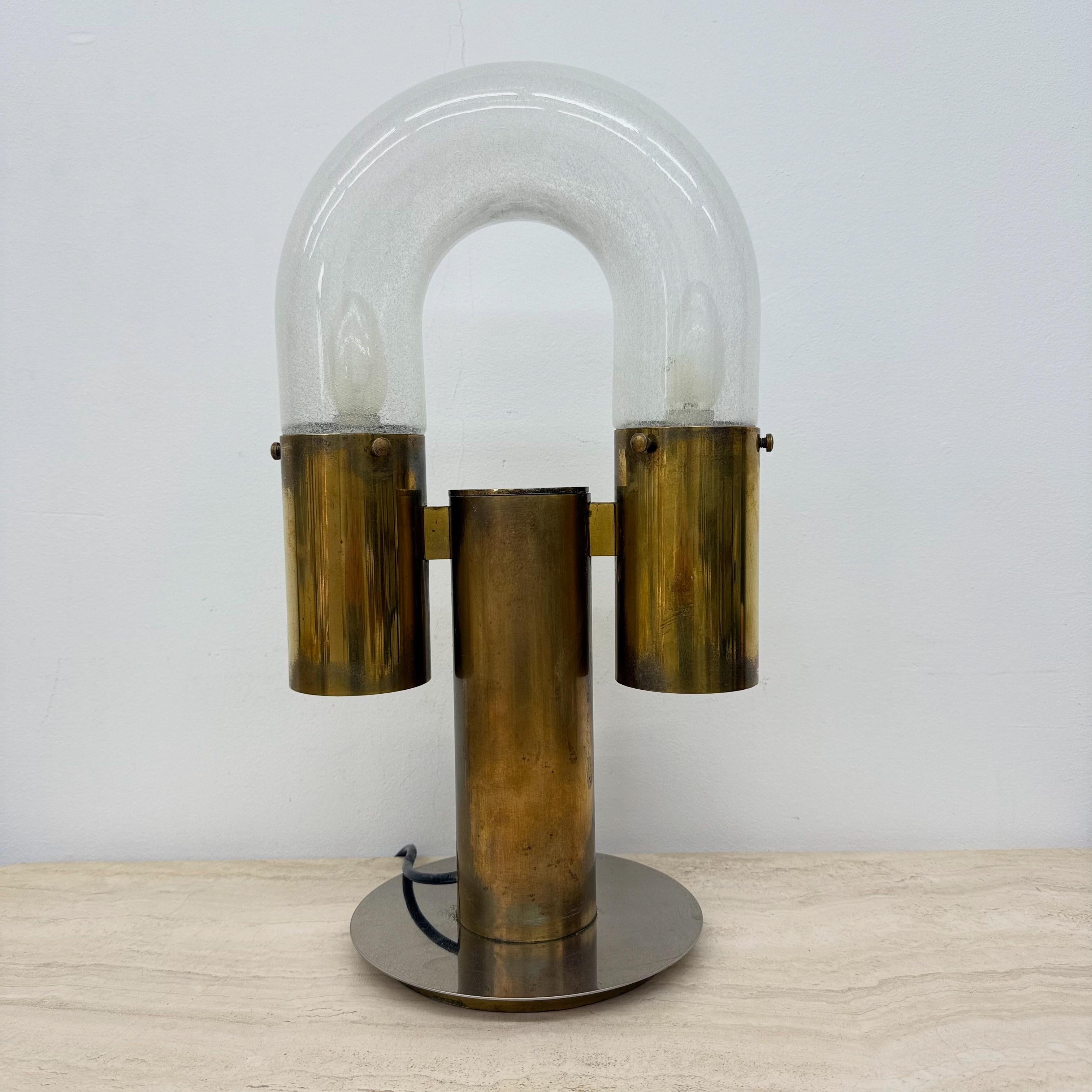 Carlo Nason for Mazzega table lamp , 1970s For Sale 3