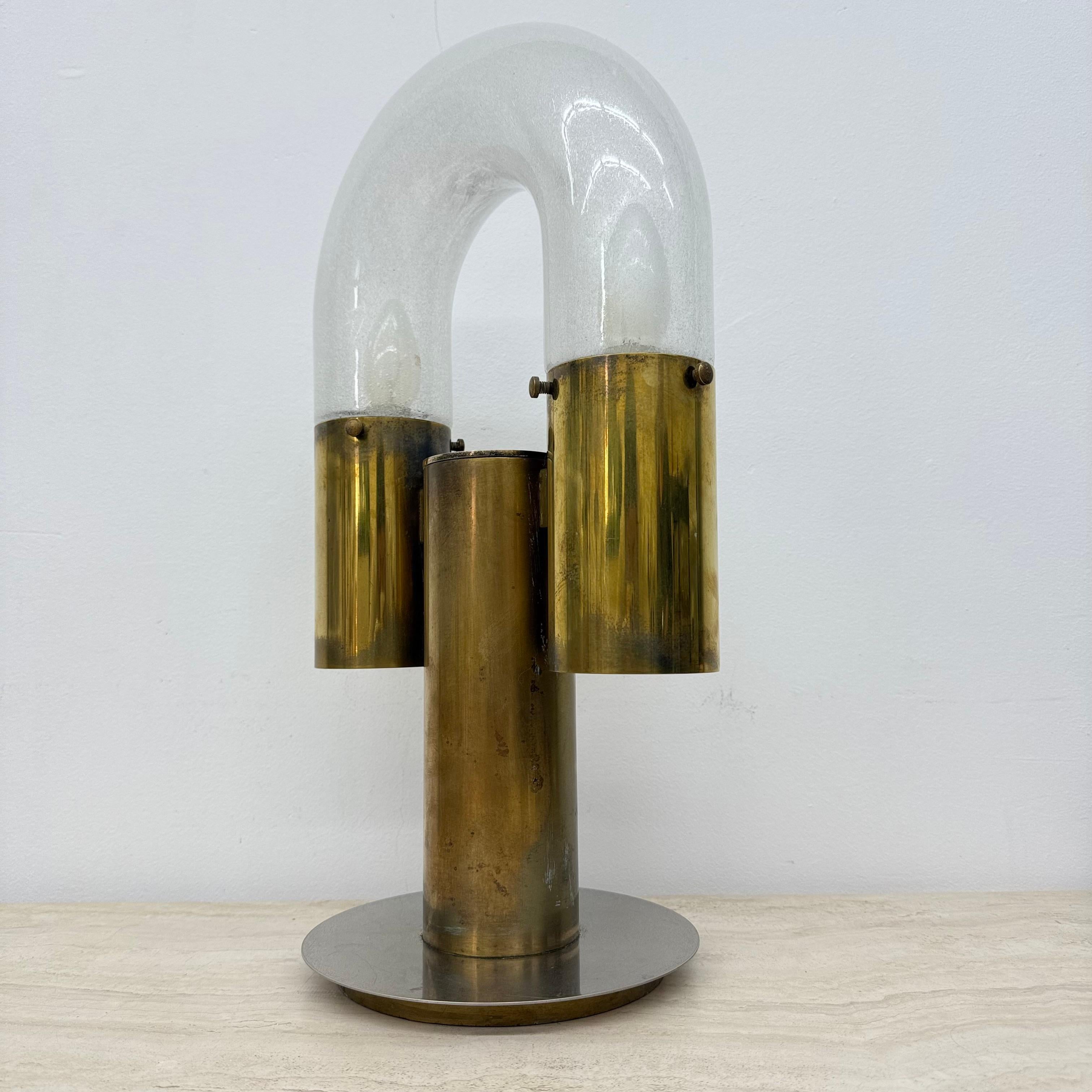 Carlo Nason for Mazzega table lamp , 1970s For Sale 8