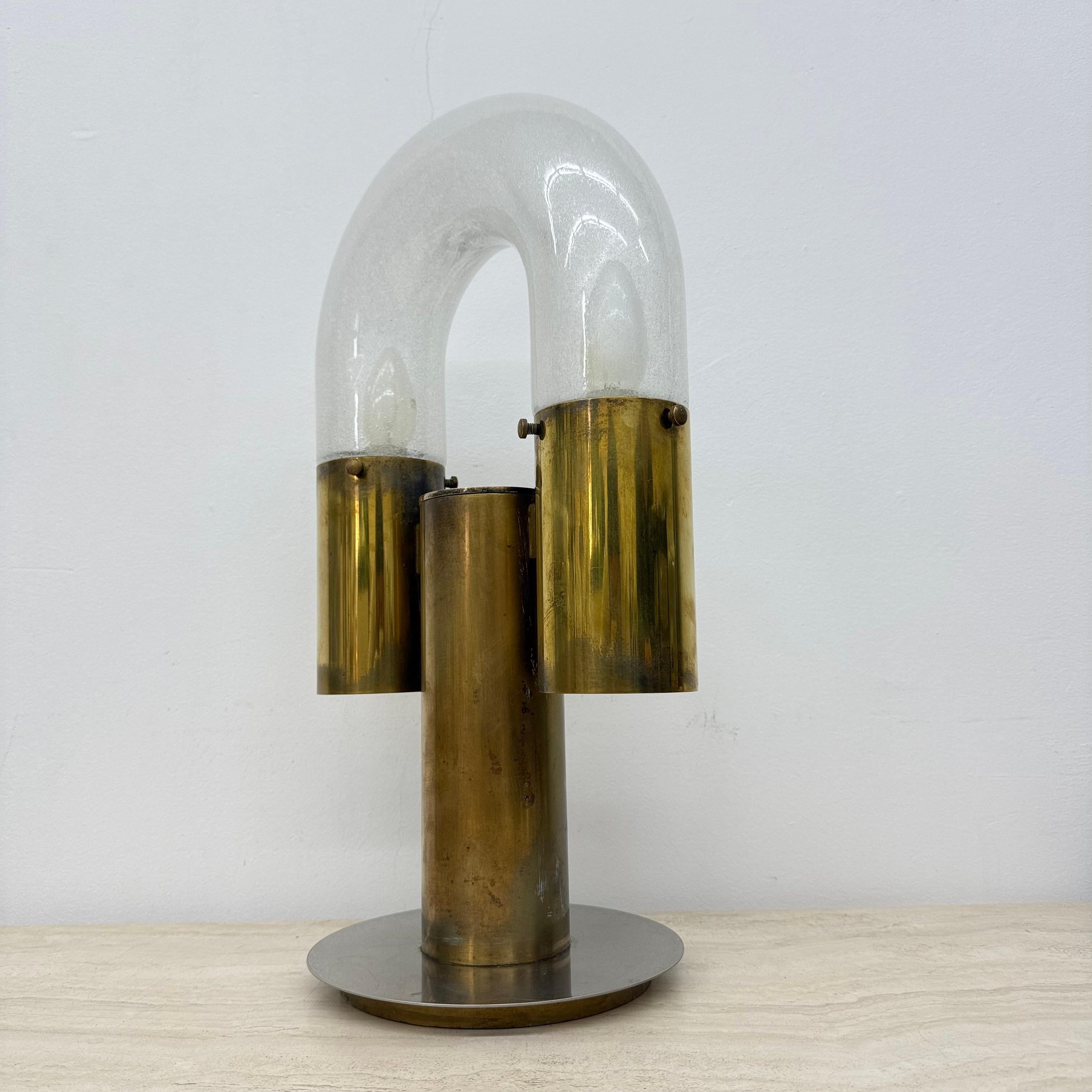 Carlo Nason for Mazzega table lamp , 1970s For Sale 9