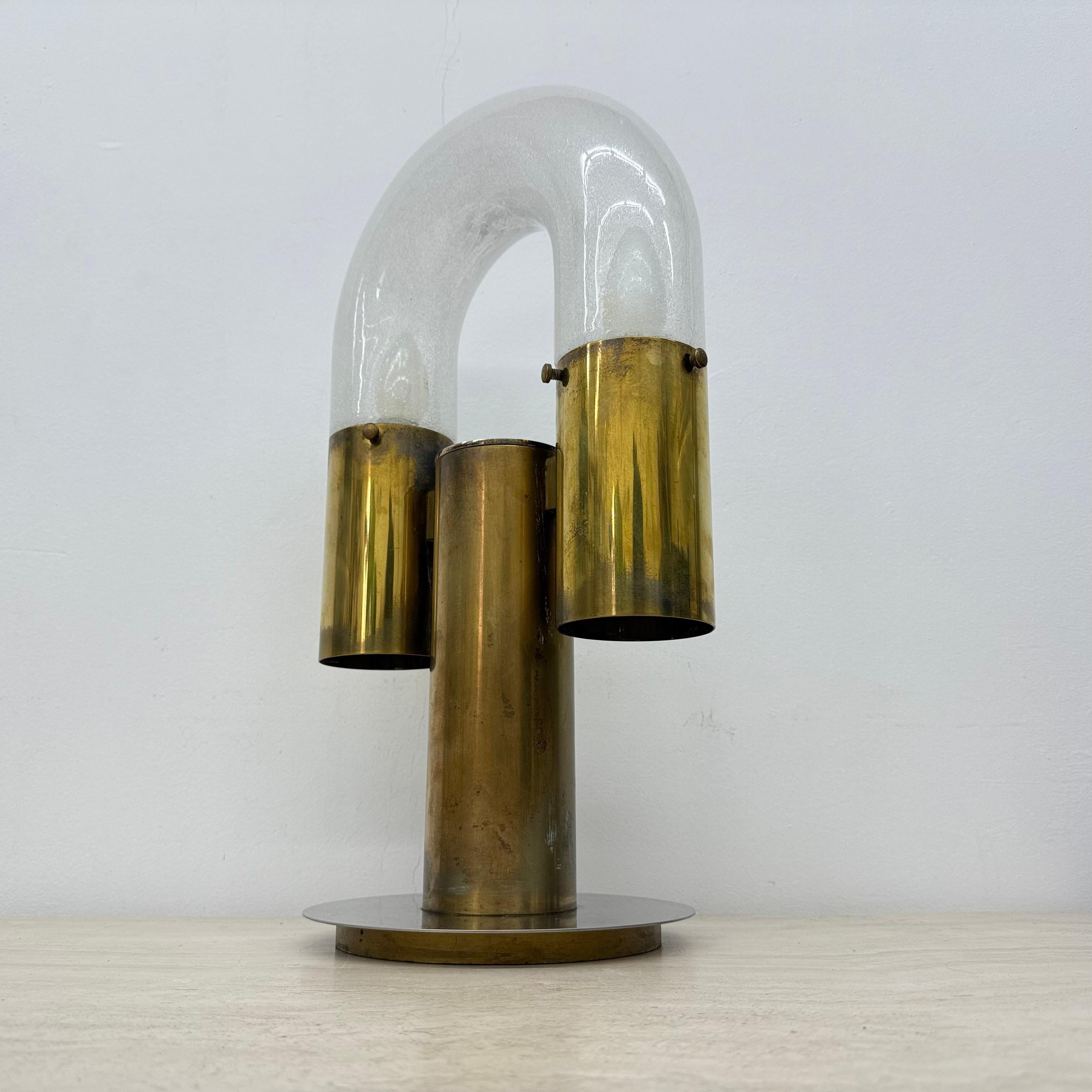 Carlo Nason for Mazzega table lamp , 1970s For Sale 12