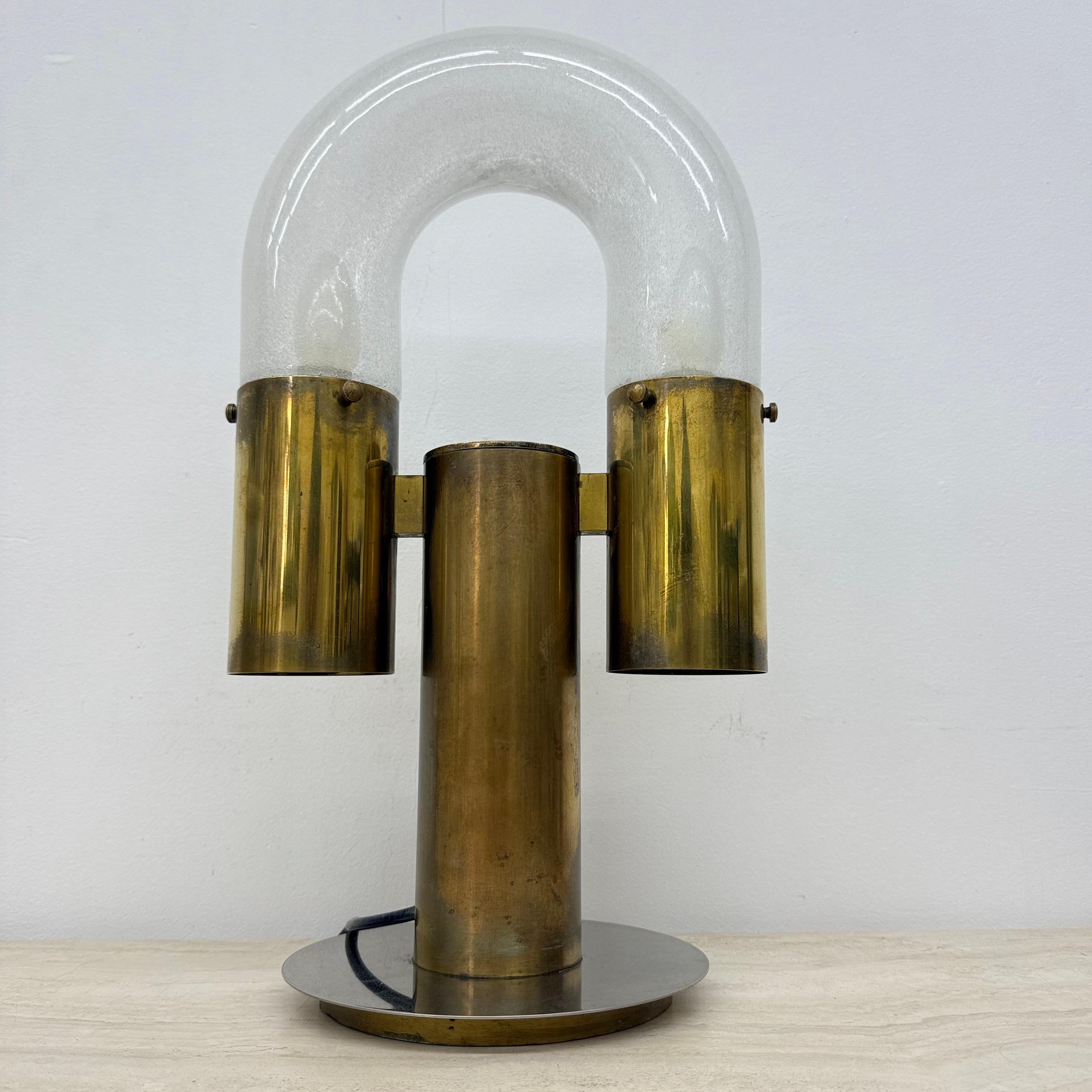 Carlo Nason for Mazzega table lamp , 1970s For Sale 1