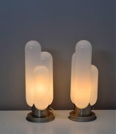 Carlo Nason for Mazzega Torpedo Table Lamps, 1960s