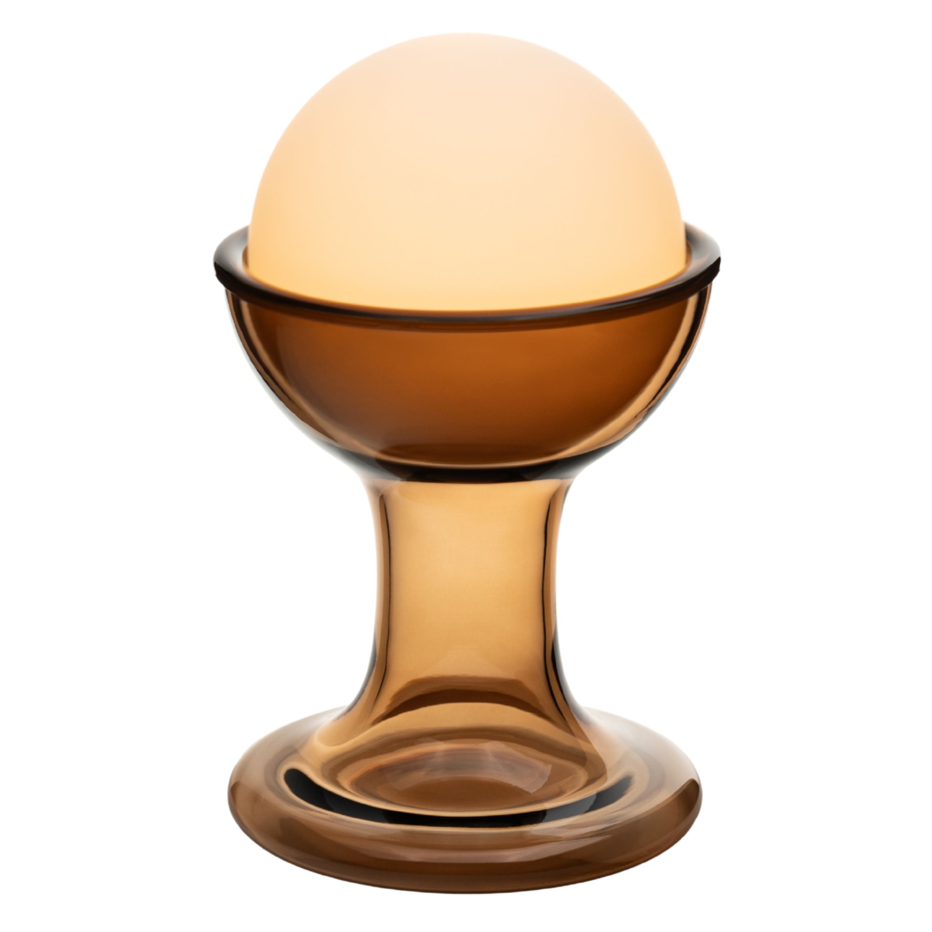 Carlo Nason 'Gelato' Portable Table Lamp in Caramel Glass for Established & Sons