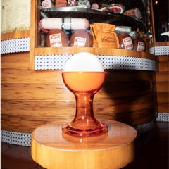 Carlo Nason 'Gelato' Tragbare Tischleuchte aus Spritzglas für Established & Sons