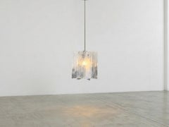 Carlo Nason Glass Panel Chandelier