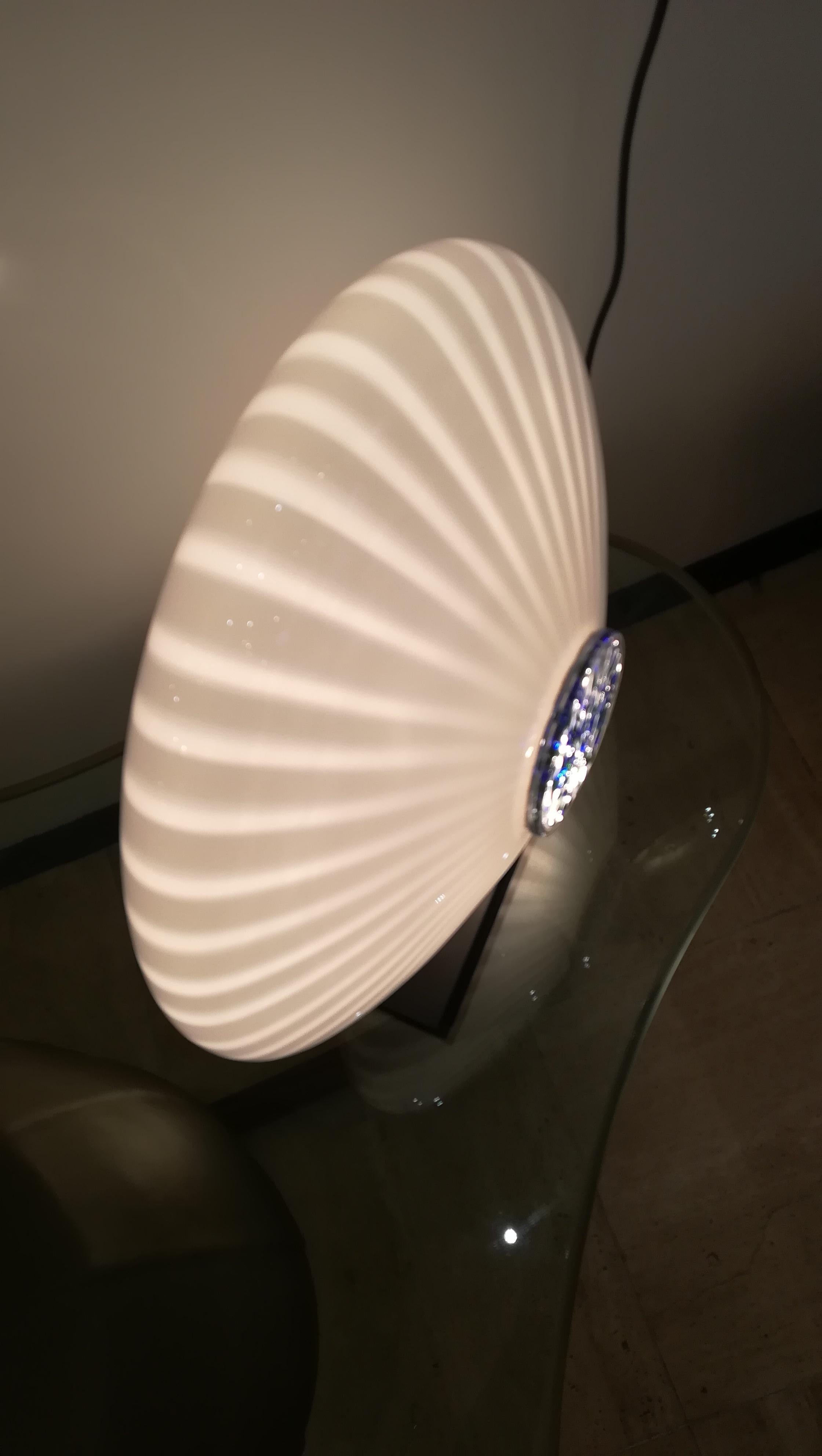 Lampe de table en verre Carlo Nason, vers 1970 Excellent état - En vente à Saint-Ouen, FR