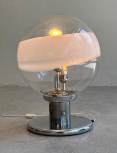 Carlo Nason Handblown Murano Glass Sphere Lamp for Mazzega, Italy 1960s