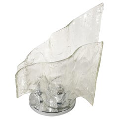 Carlo Nason Italian Mid-Century Brutalist Table Lamp