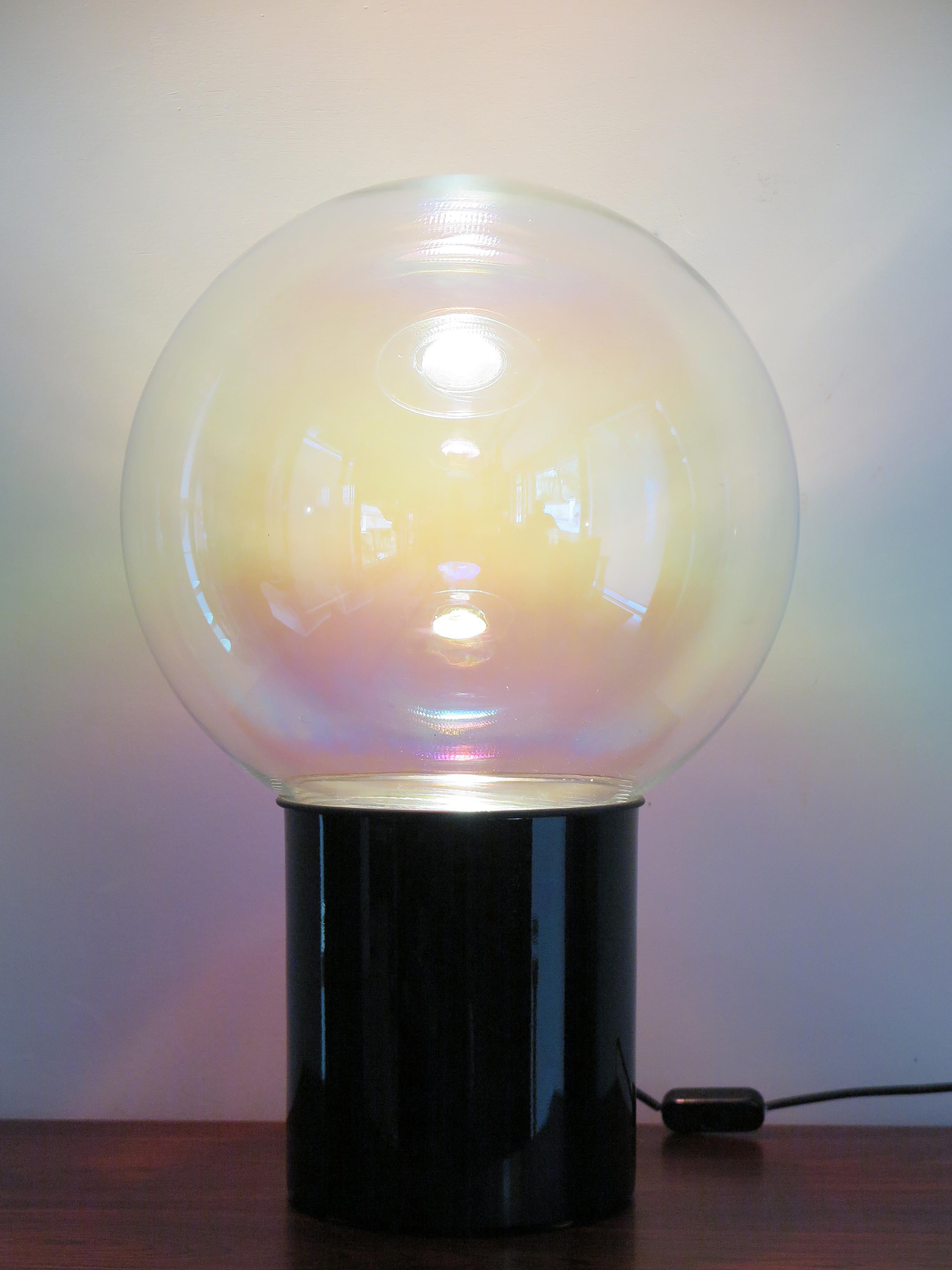 Modern Carlo Nason Italian Murano Glass Table Lamp 1970s