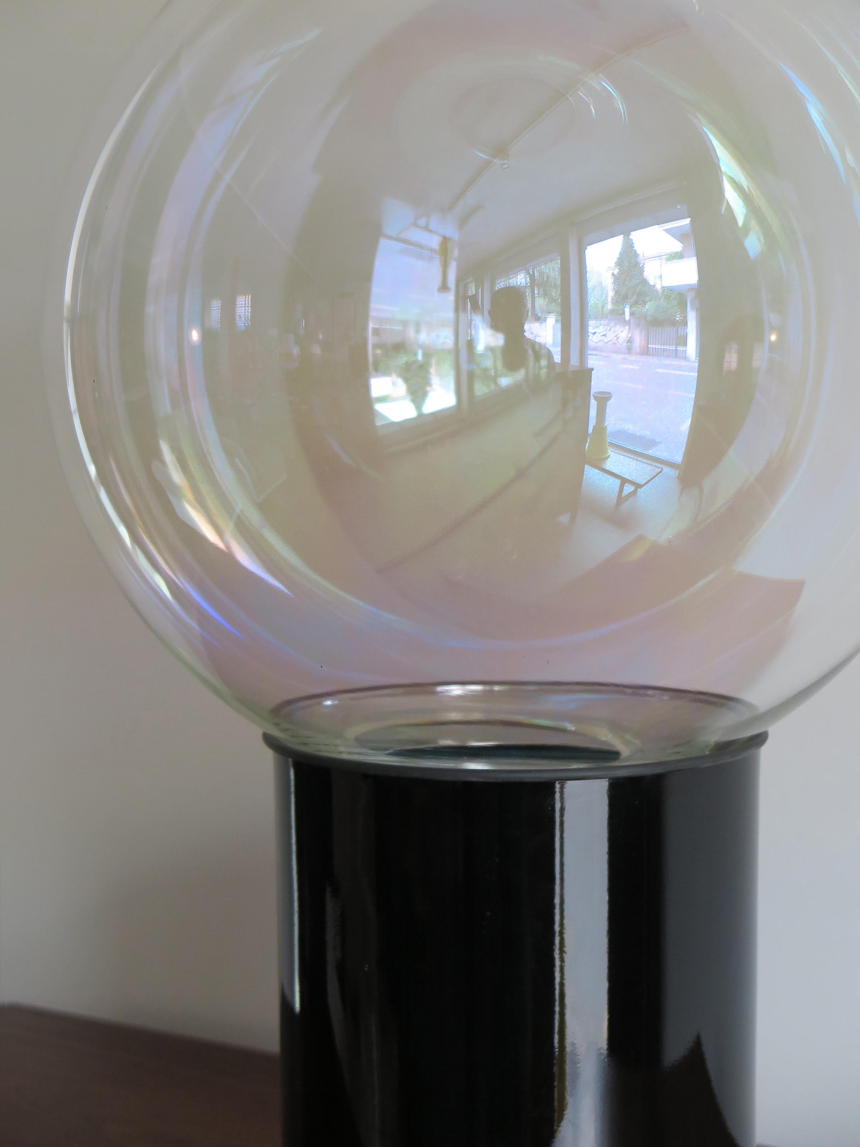 Carlo Nason Italian Murano Glass Table Lamp 1970s 2