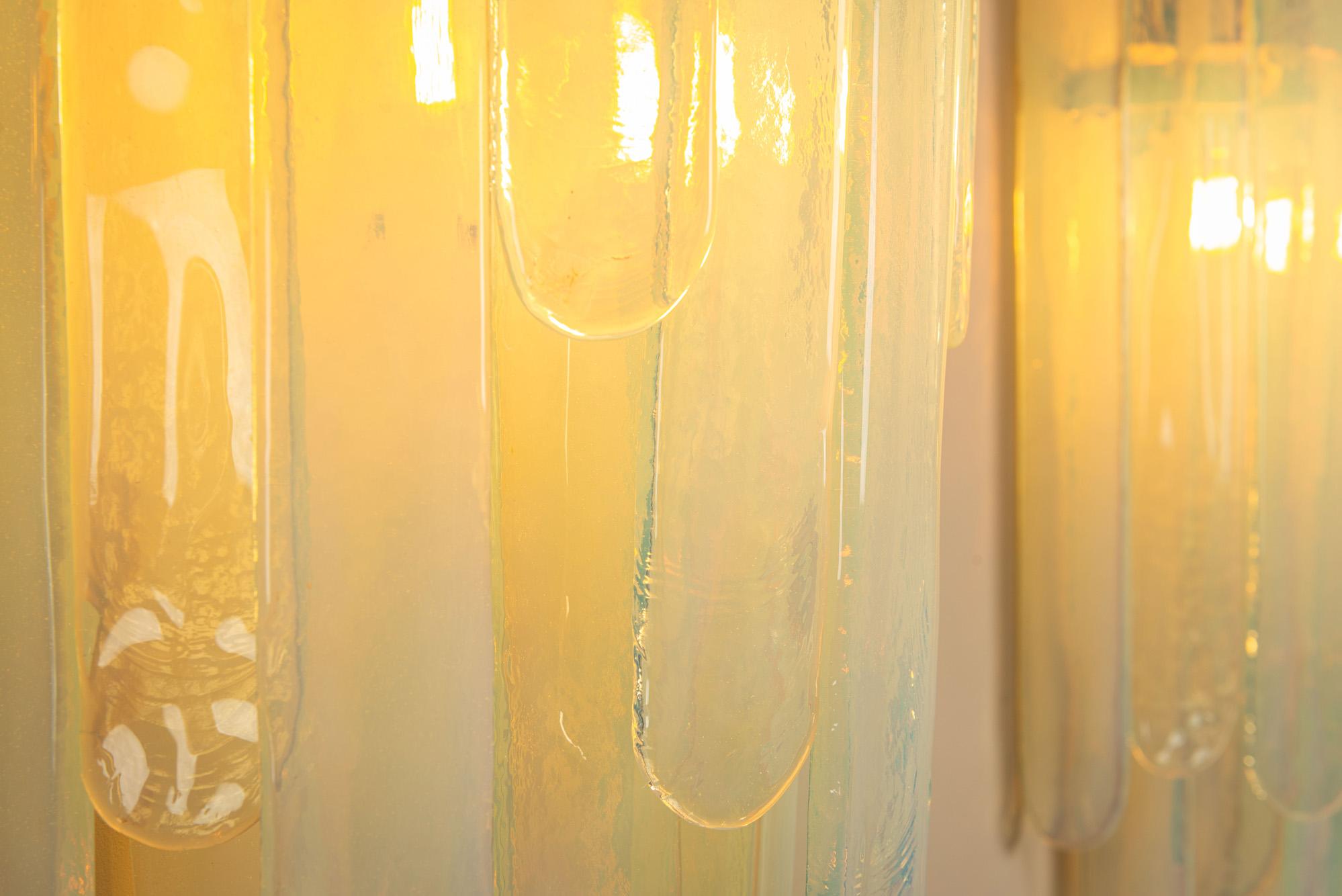 Carlo Nason Large LP 242 Wall Lights in Opaline (Set of 3) pour Mazzega, Italie en vente 4