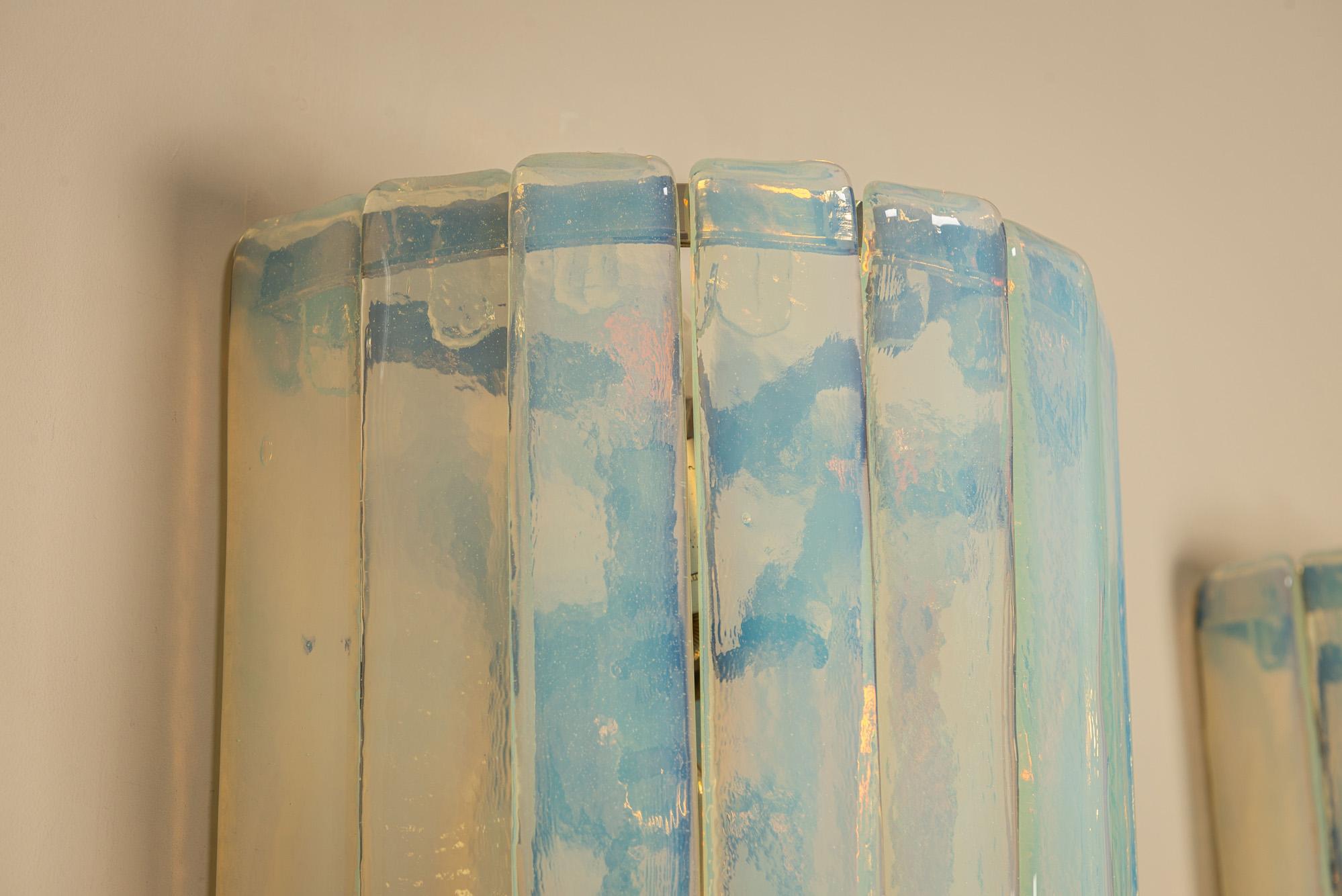 Carlo Nason Large LP 242 Wall Lights in Opaline (Set of 3) pour Mazzega, Italie en vente 6