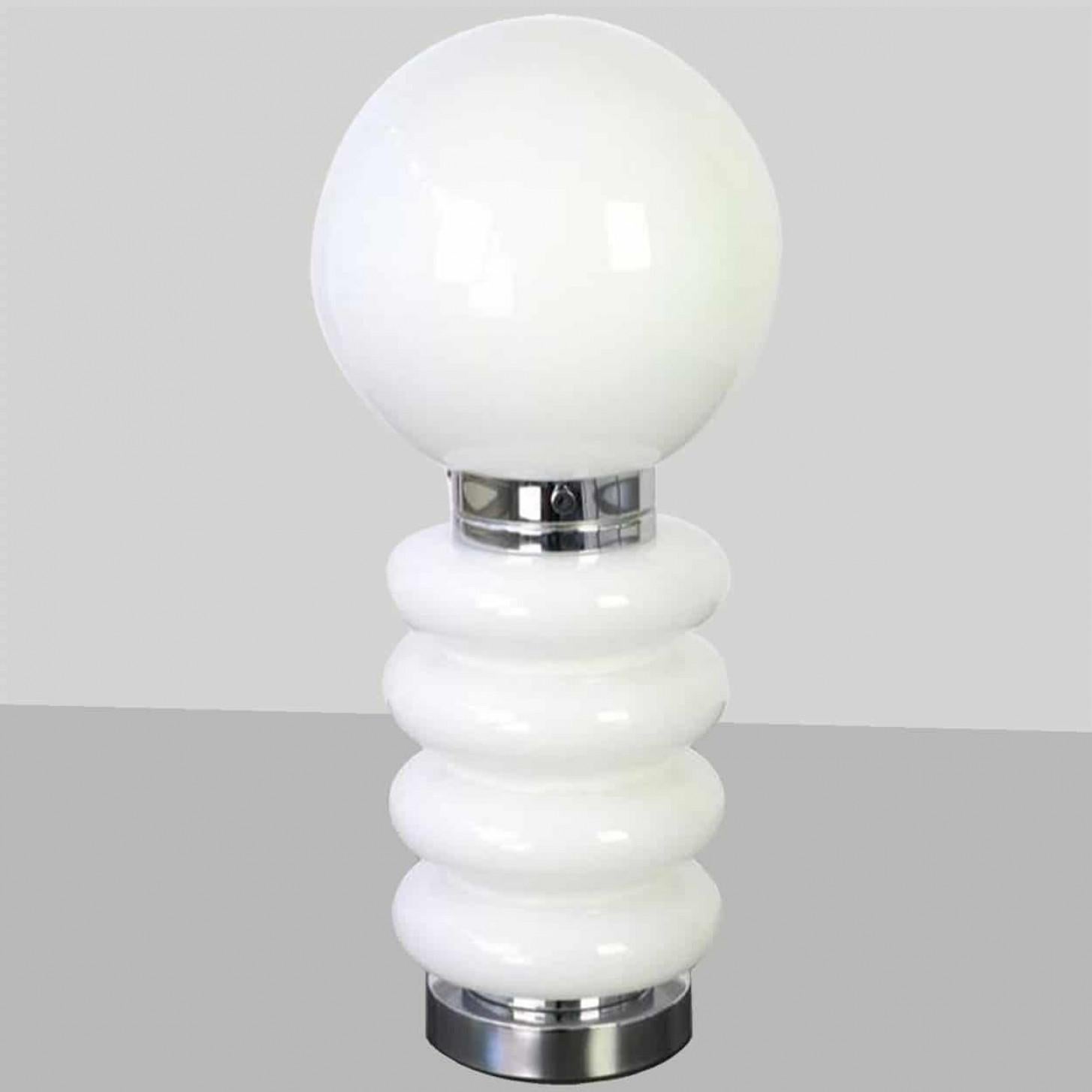 Metal Carlo Nason Large Table Lamp 