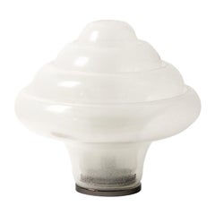 Carlo Nason 'Lotus' Bubbled Glass Lamp, Italy, Circa 1980