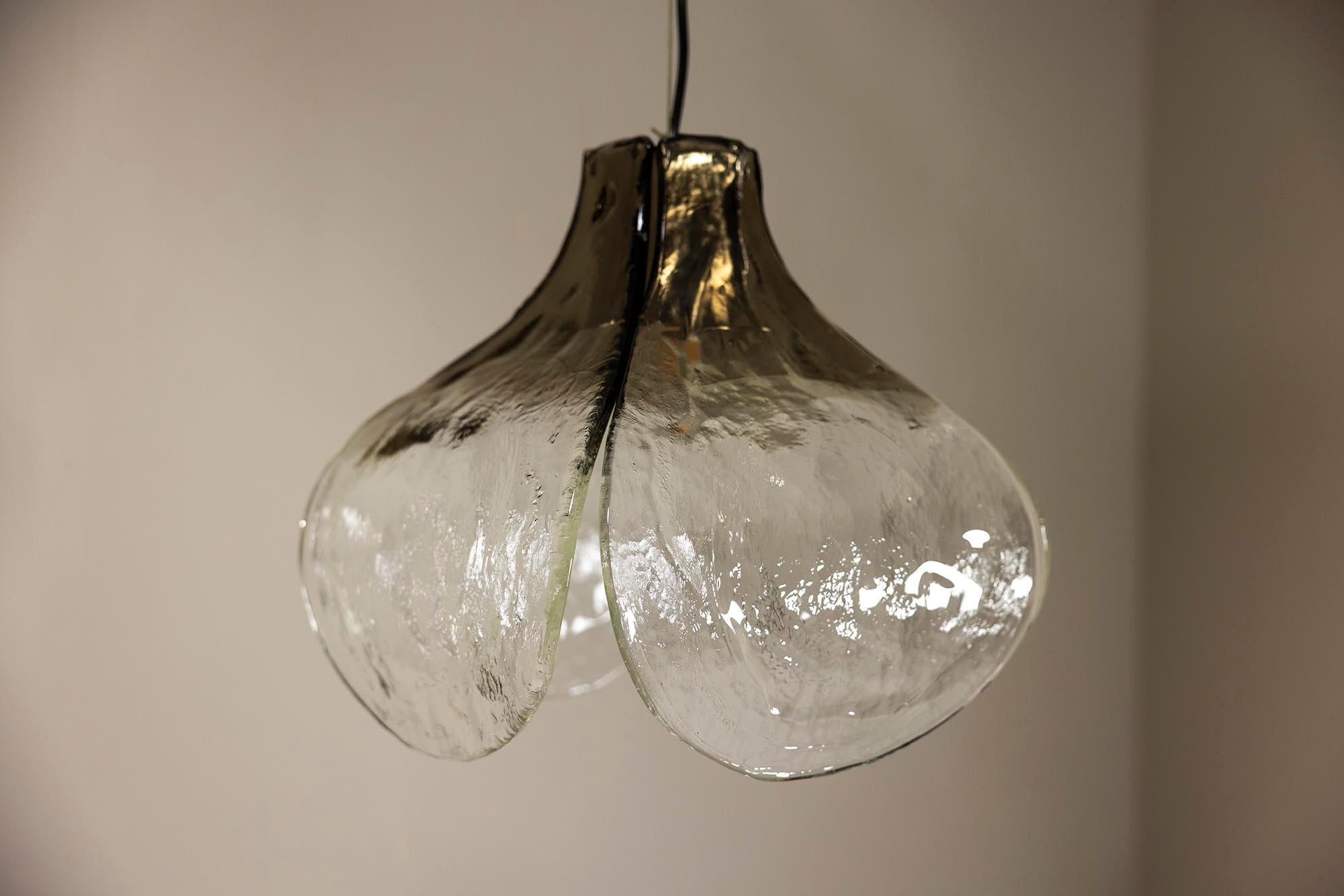 Carlo Nason LS 184 Lampada a sospensione a forma di fiore, Italy 1970s in vendita 8