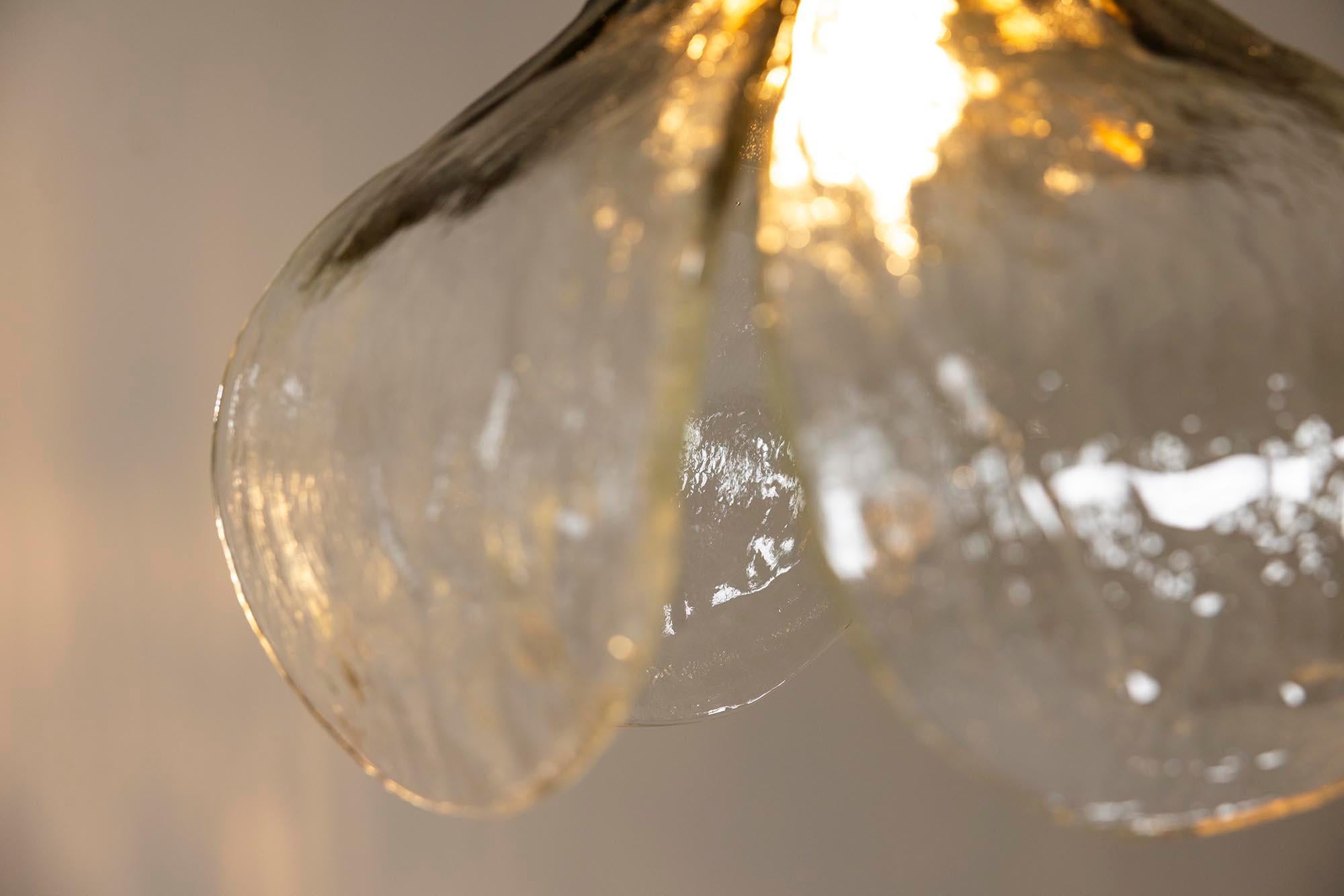 Carlo Nason LS 184 Lampada a sospensione a forma di fiore, Italy 1970s In condizioni buone in vendita a Hellouw, NL