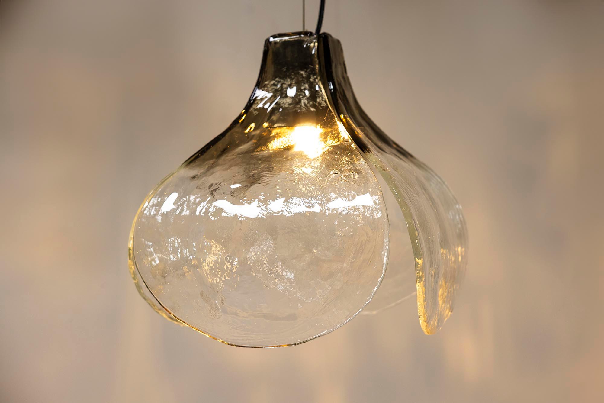 Carlo Nason LS 184 Lampada a sospensione a forma di fiore, Italy 1970s in vendita 1