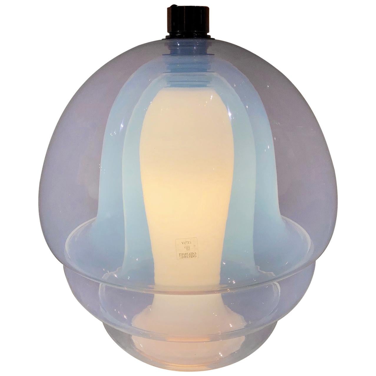 Carlo Nason Pendentif « Jellyfish » LS134, Mazzega, Italie, 1970 en vente