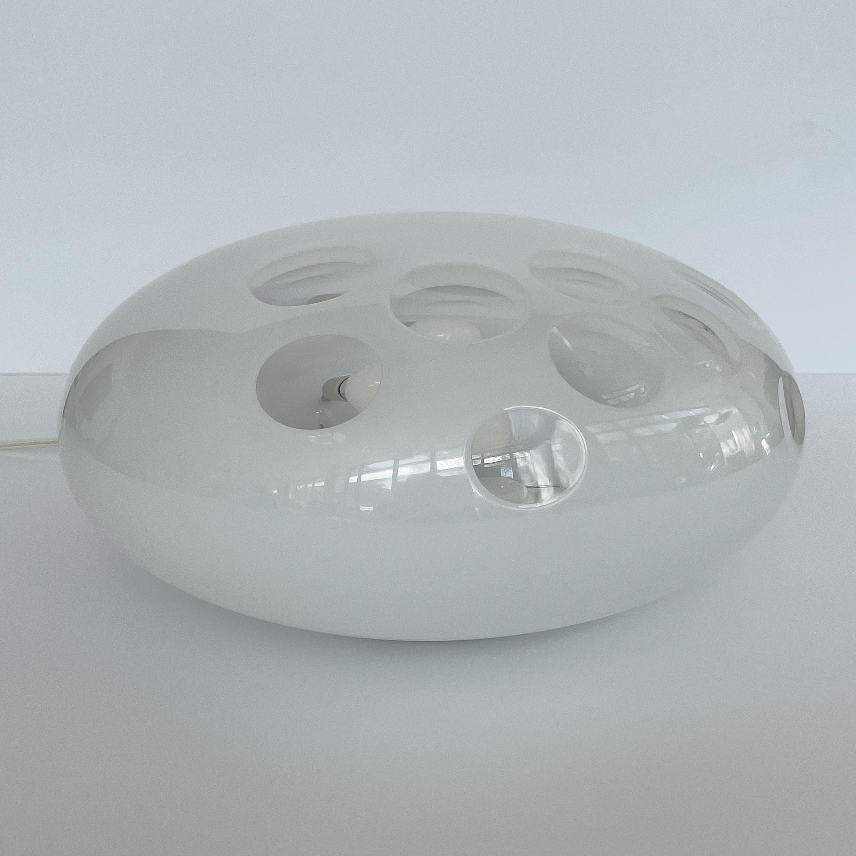 Carlo Nason LT 357 Cased Glass Moonbase Table Lamp for Mazzega 5