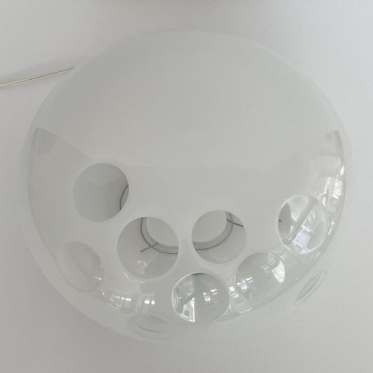 Carlo Nason LT 357 Cased Glass Moonbase Table Lamp for Mazzega 7