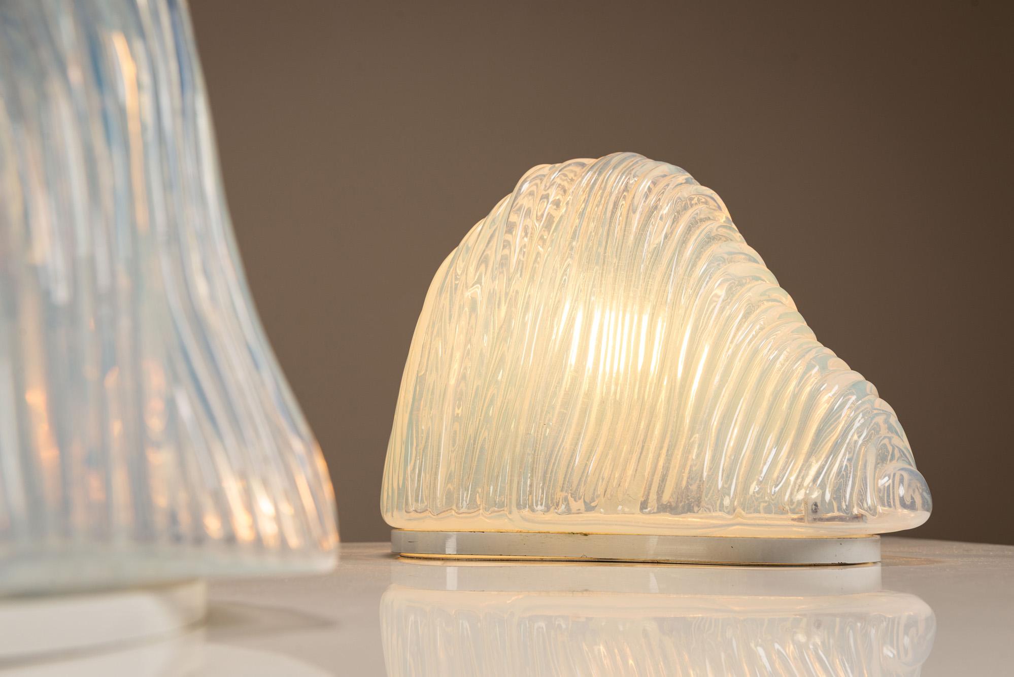 Carlo Nason LT301 “Iceberg” Lamp Set for Mazzega, Italy 1970s For Sale 6