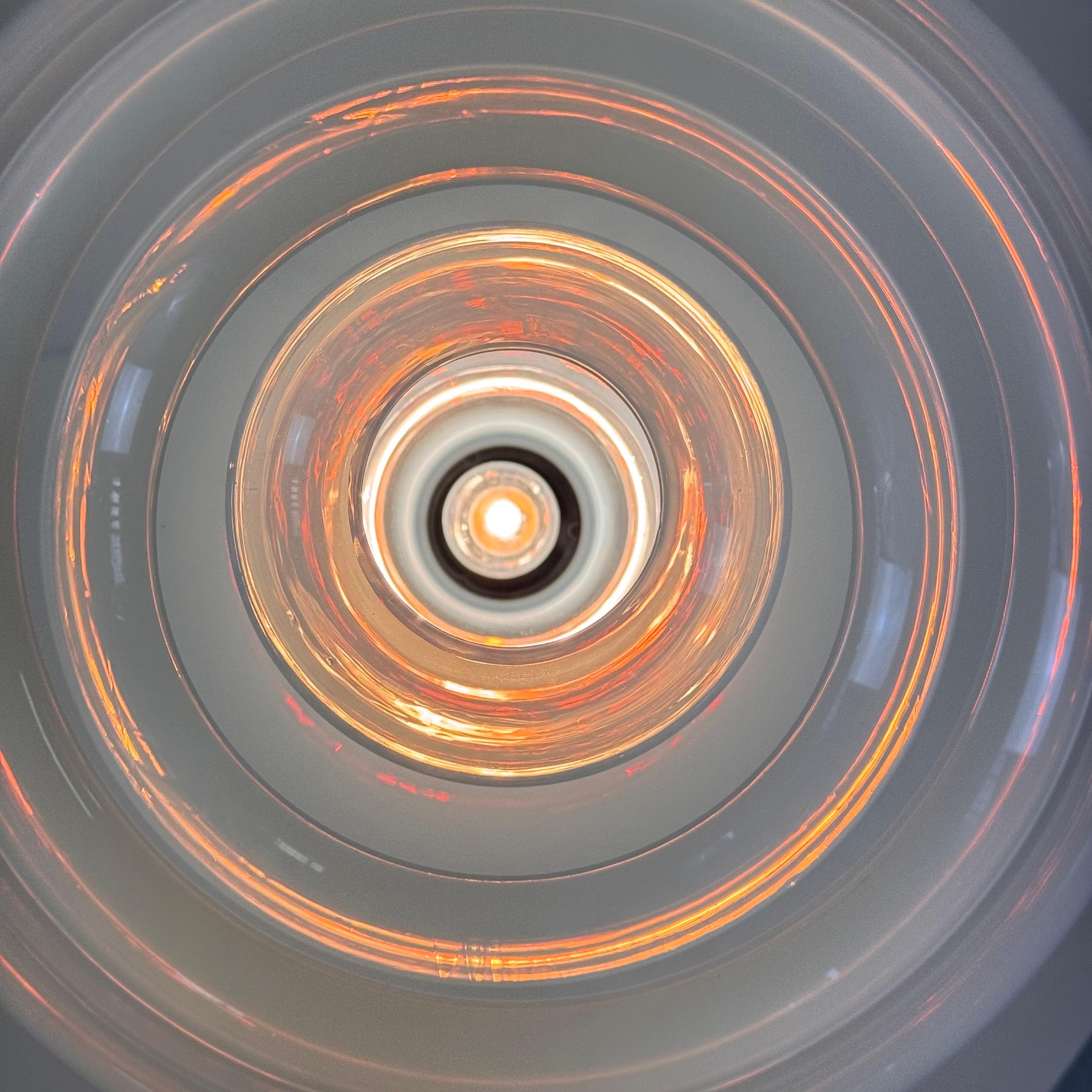 Carlo Nason LT305 'Lotus' Table Lamp for Mazzega, Opalescent Glass, 1960s Design 2