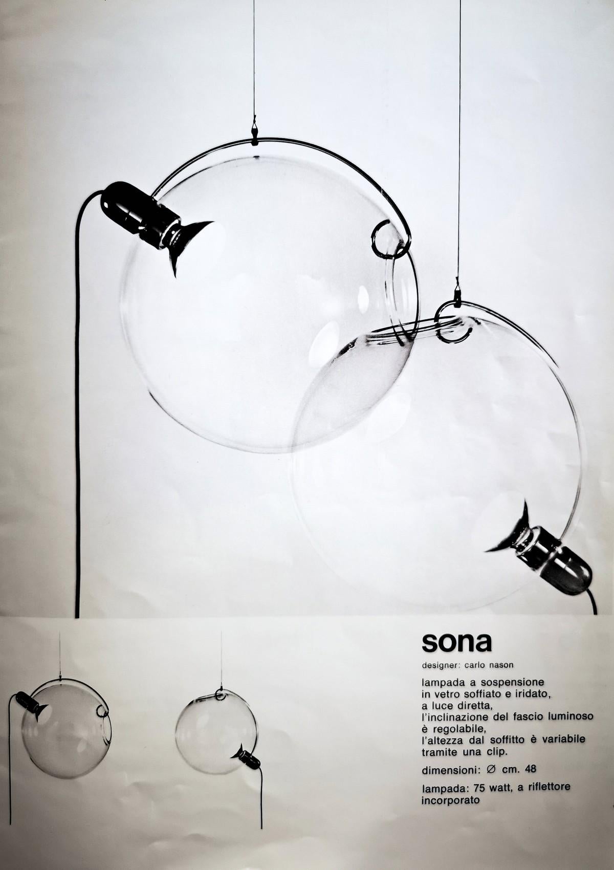 Carlo Nason Lumenform, Two Sona Lamps Iridescent Murano Glass Anticipates Modern 11