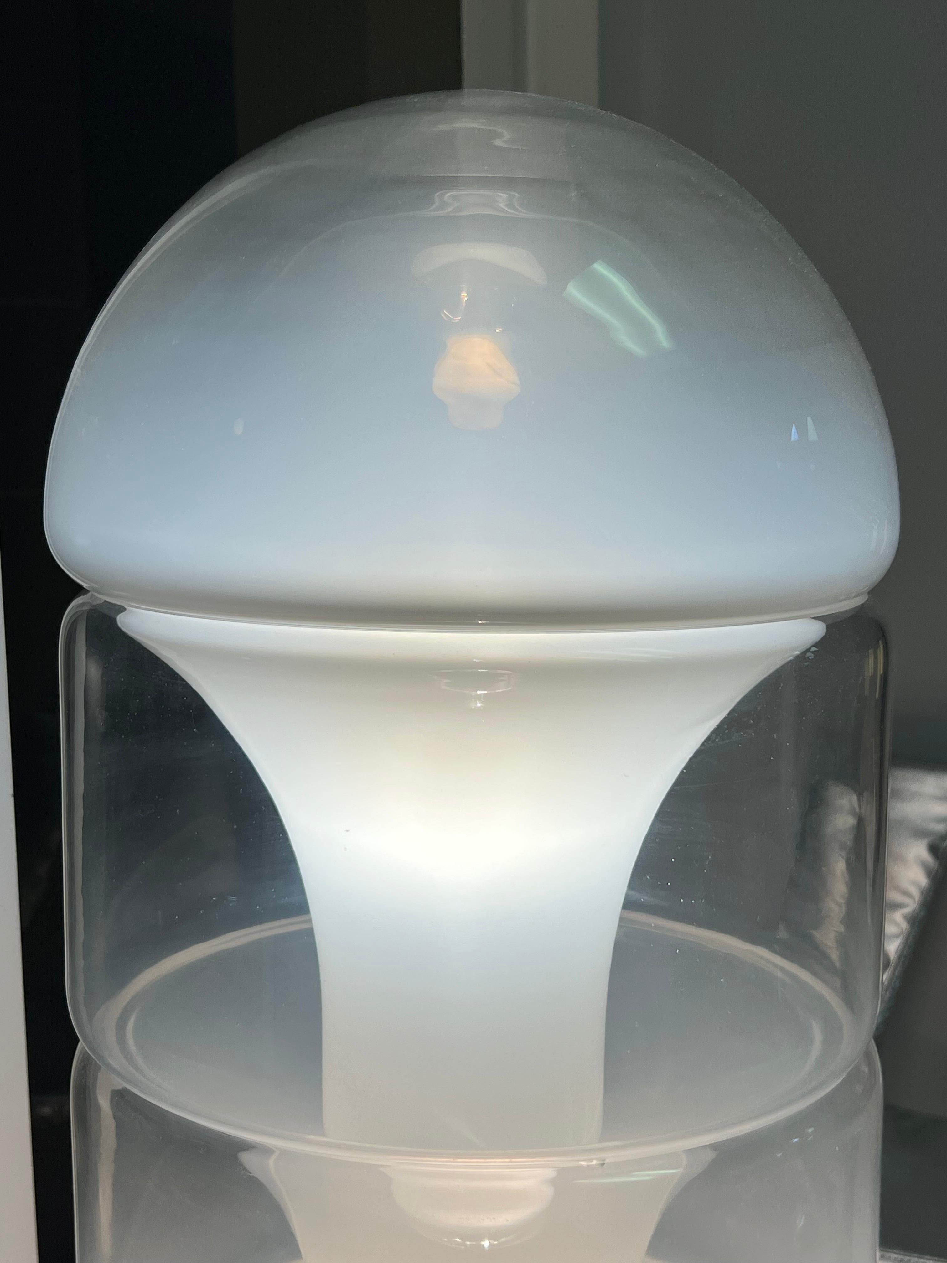 Carlo Nason Mazzega Floor Lamp Model LT 316 in Murano Glass 1970s 1