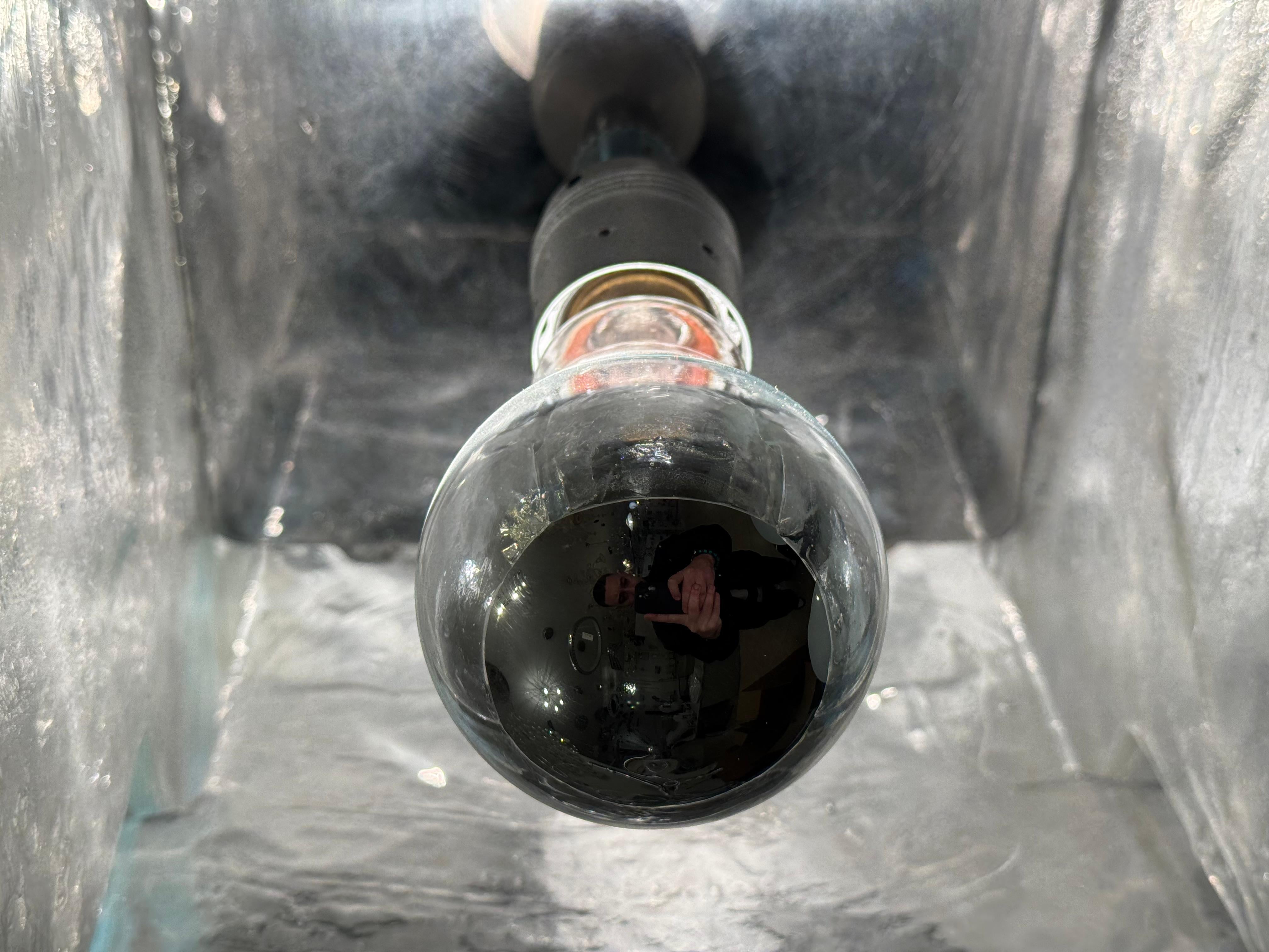 Carlo Nason Mazzega Lampada a Incasso LS 263 vetro iridescente Design Anni '60 in vendita 3