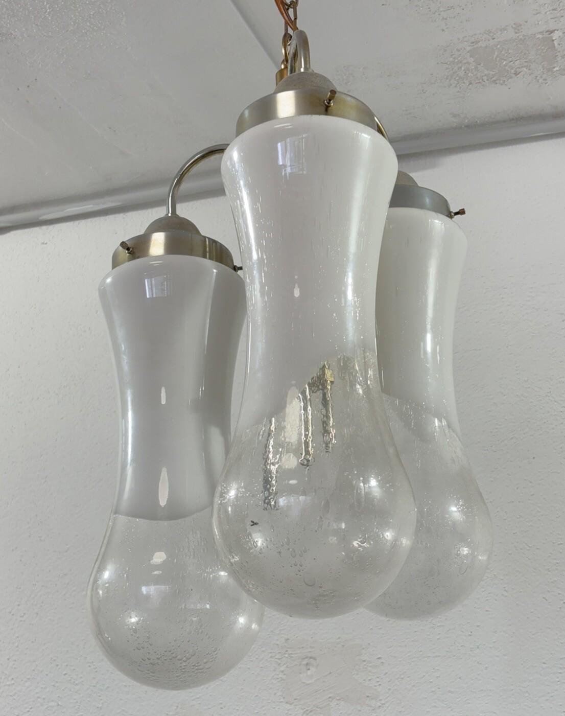 Space Age Carlo Nason Mazzega Lampadario Murano Design 1970’s Modernariato in vendita