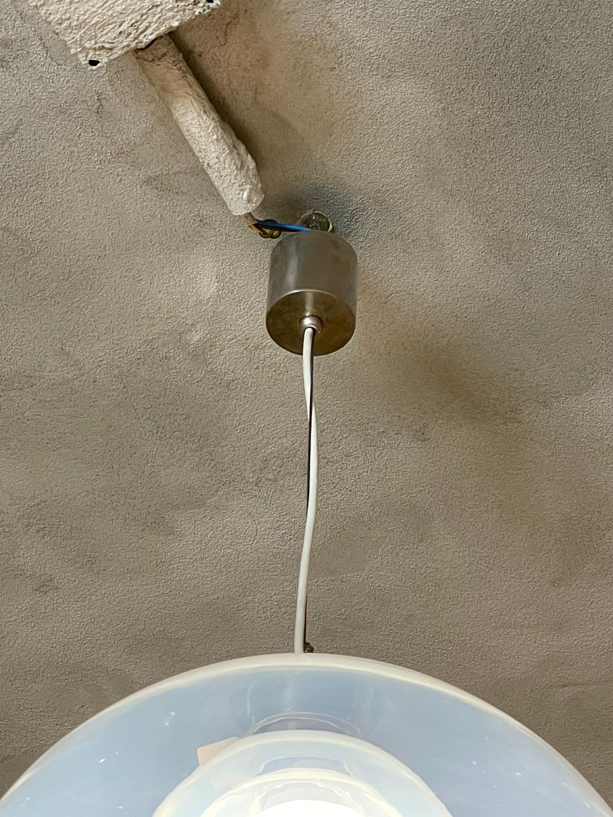 Mid-Century Modern Carlo Nason Mazzega Mod LS134 Ceiling Lamp Murano Glass, Italy, 1969