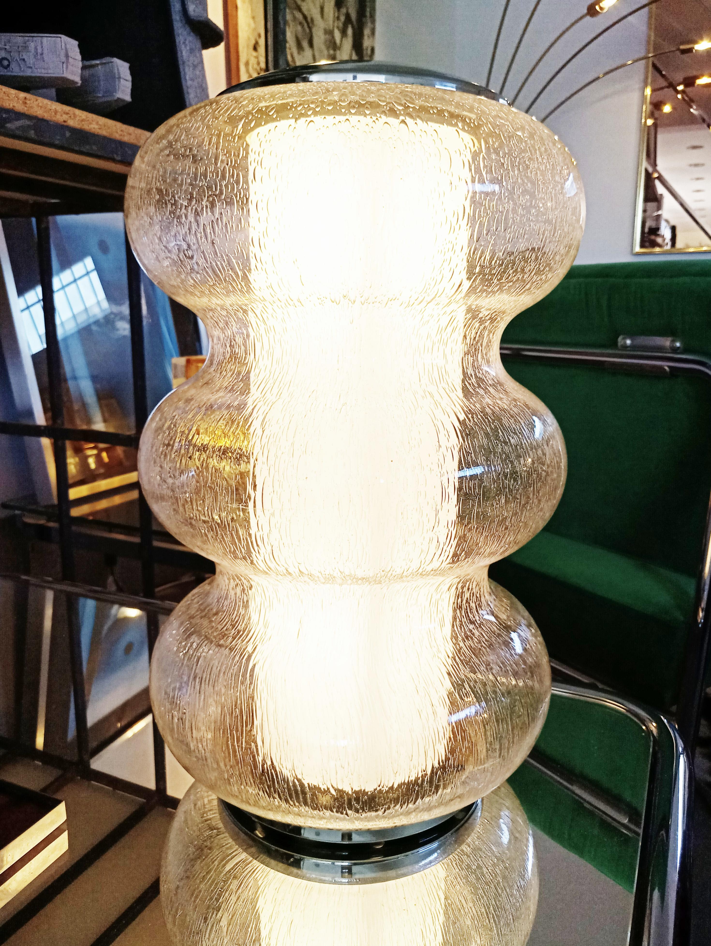 Italian Carlo Nason Mazzega Murano Table Lamp, Italy, 1970s
