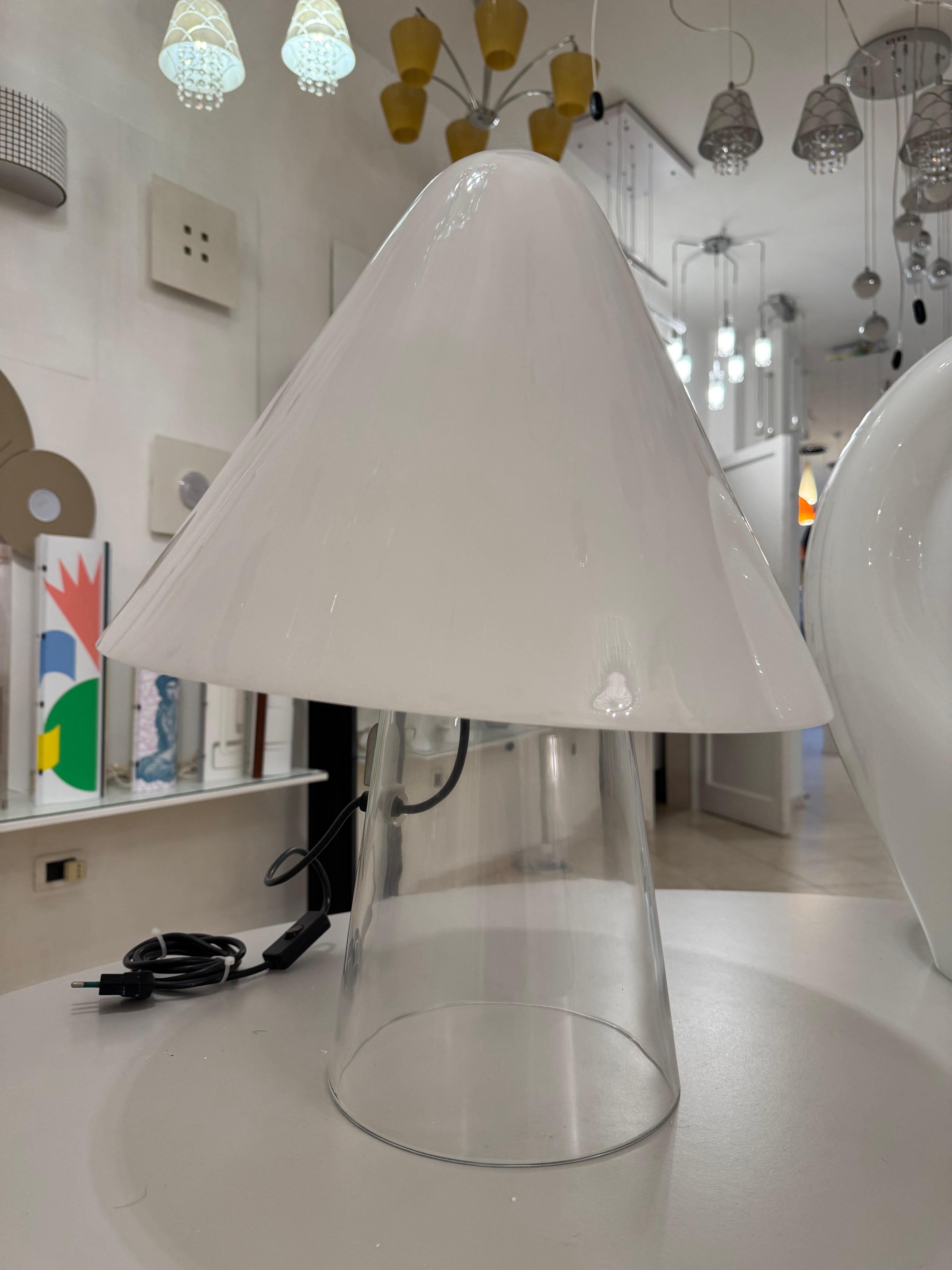 Carlo Nason Mazzega Mushroom Lampada da tavolo fungo Anni '70 Design Rarissimo in vendita 4