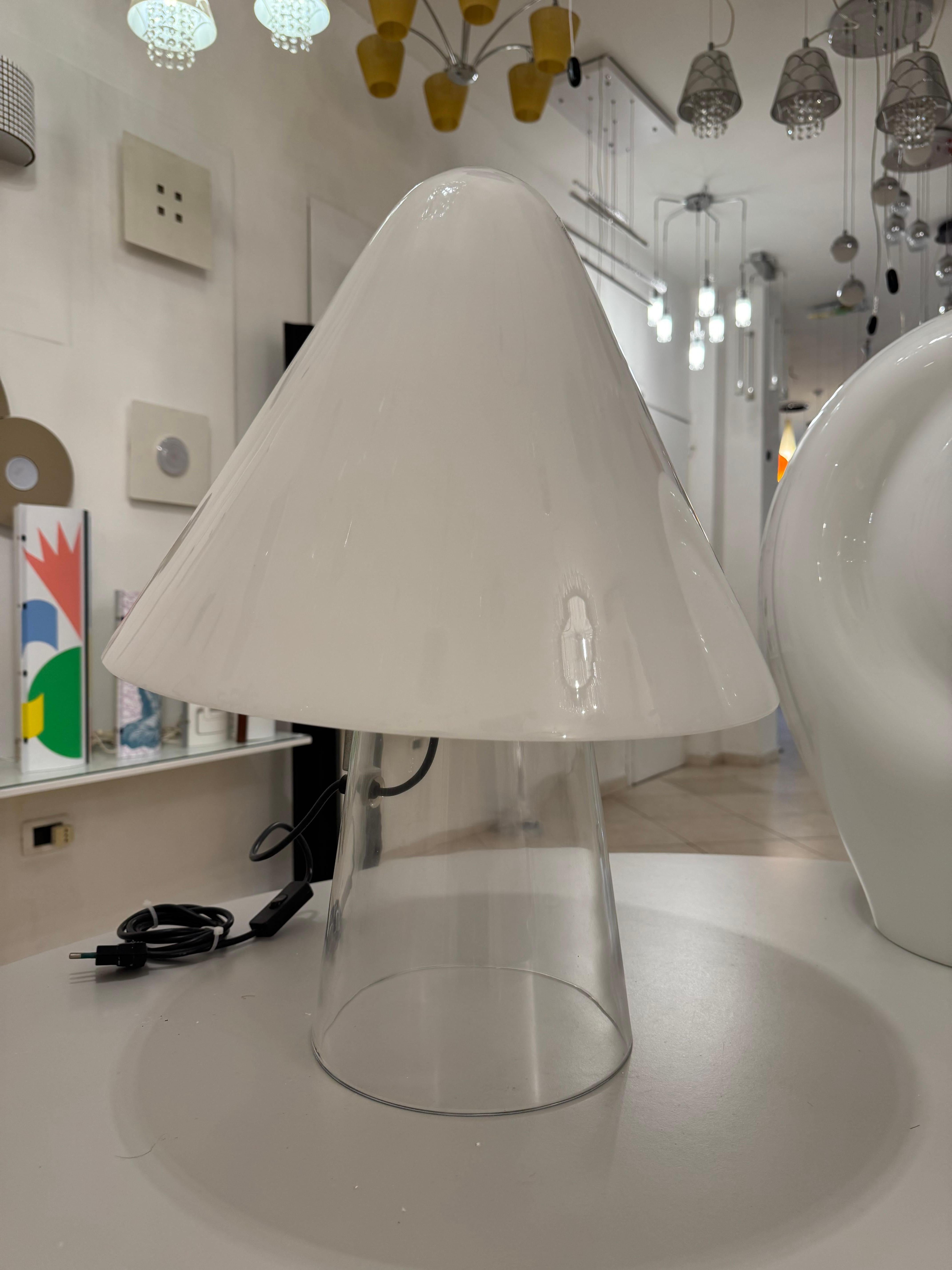 Carlo Nason Mazzega Mushroom Lampada da tavolo fungo Anni '70 Design Rarissimo in vendita 9