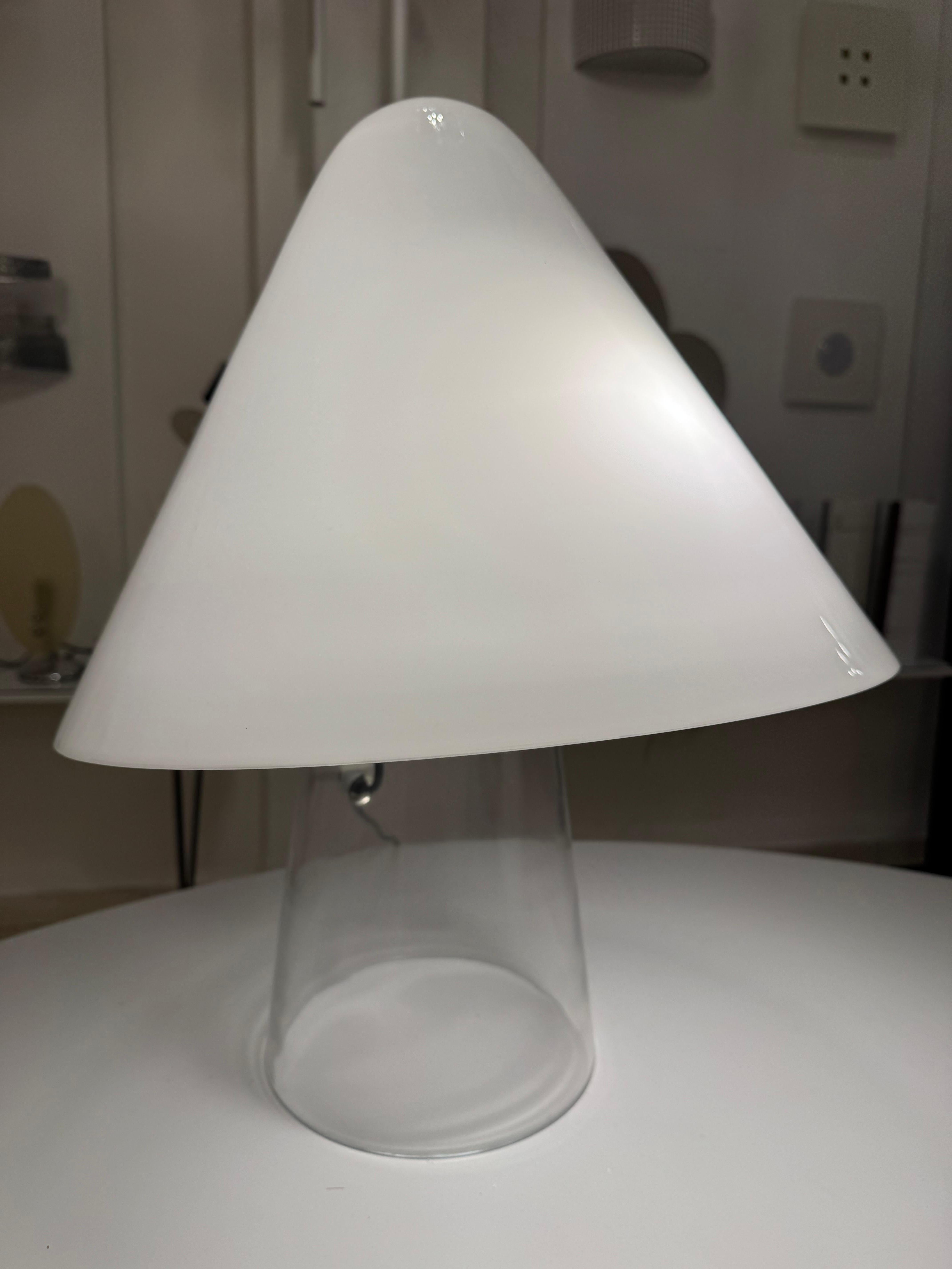 Postmoderno Carlo Nason Mazzega Mushroom Lampada da tavolo fungo Anni '70 Design Rarissimo in vendita