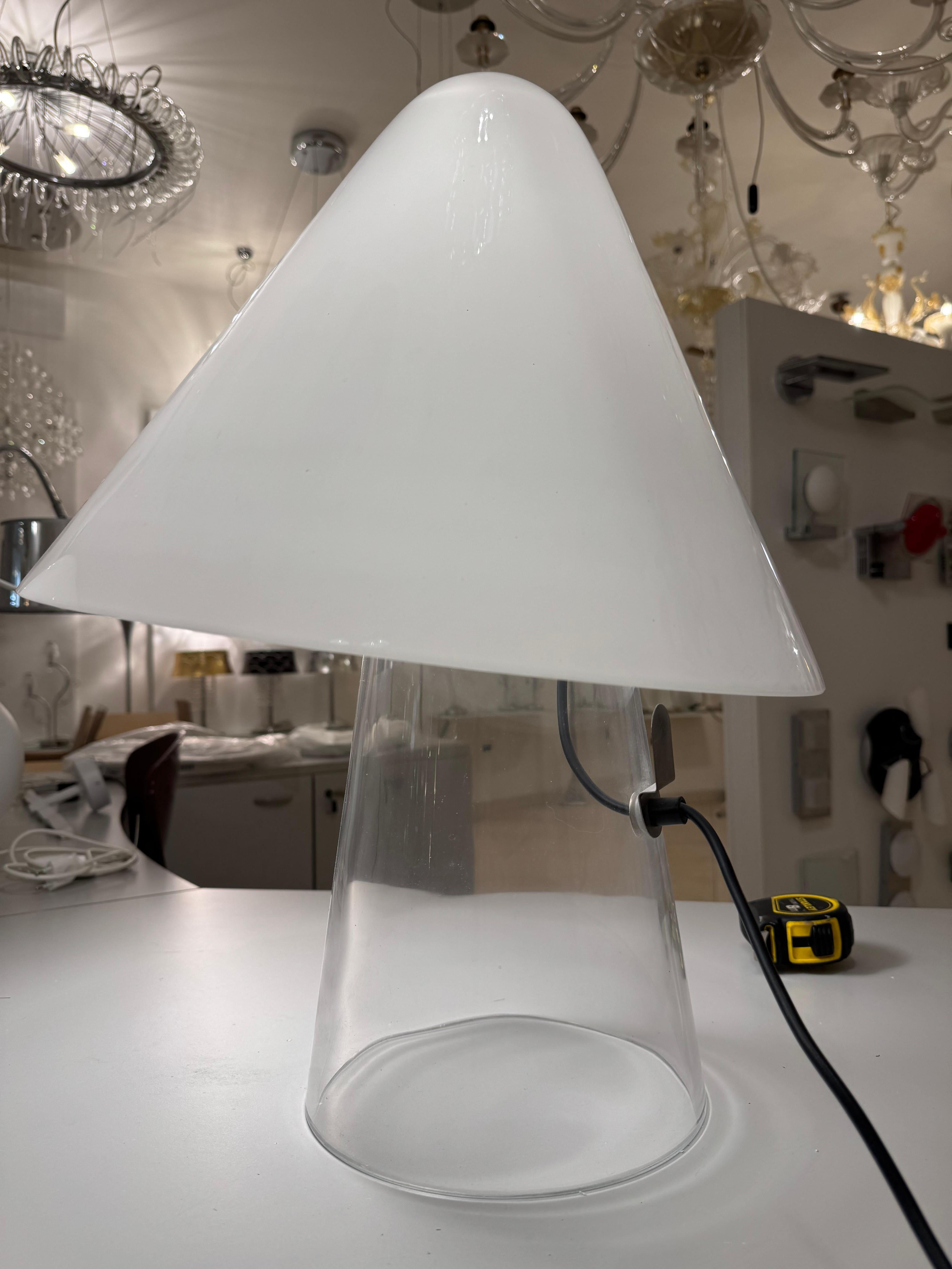 Italiano Carlo Nason Mazzega Mushroom Lampada da tavolo fungo Anni '70 Design Rarissimo in vendita