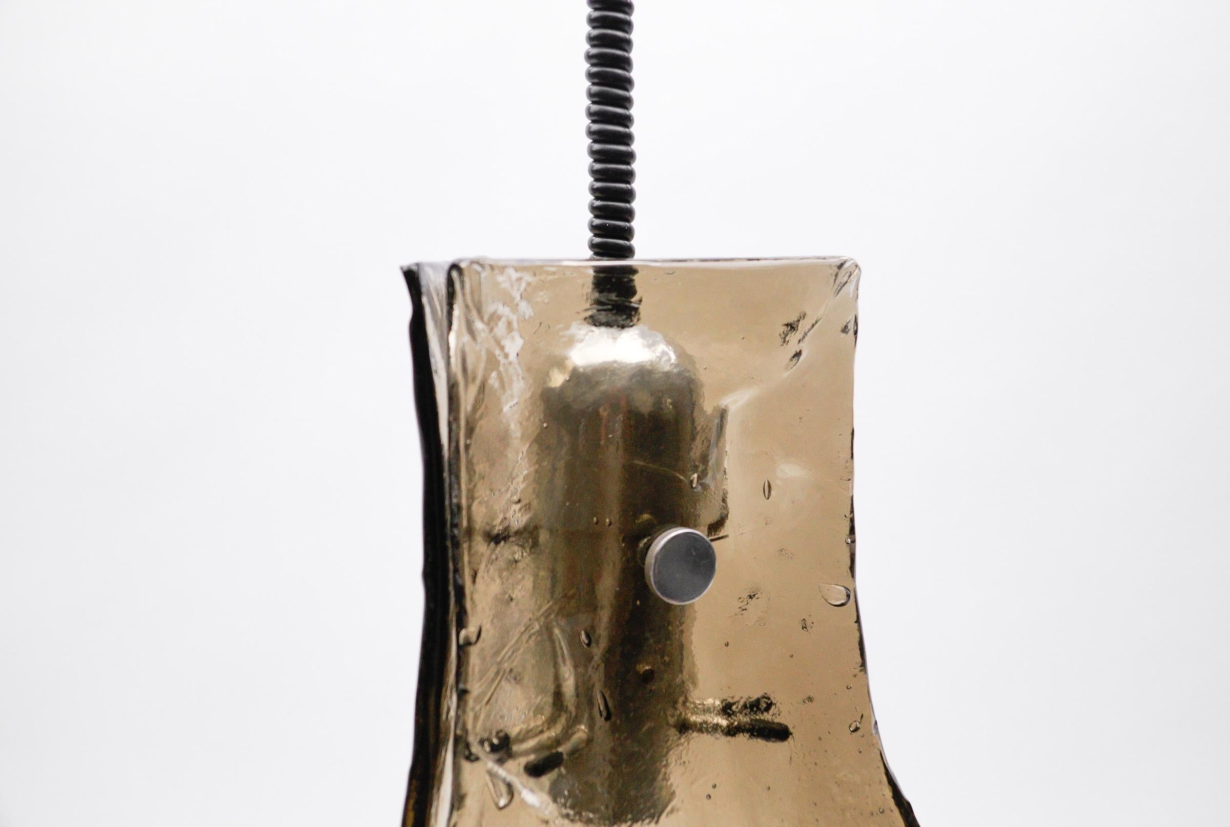 Carlo Nason Mazzega Pendant Lamp for J.T. Kalmar in Murano Glass, 1970s For Sale 7
