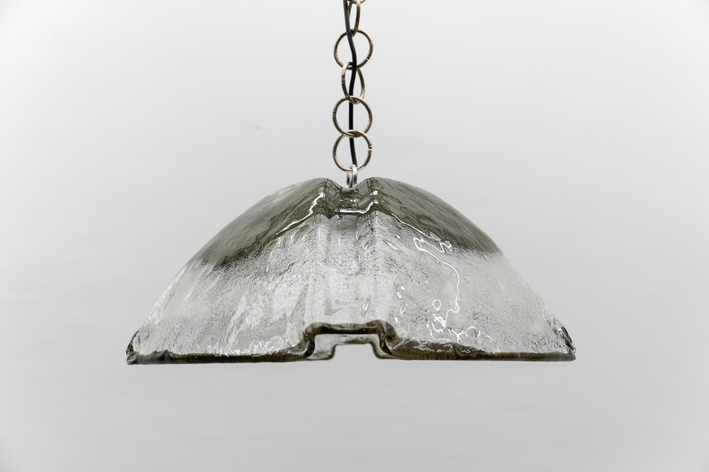 Ère spatiale Lampe à suspension Carlo Nason Mazzega pour J.T. Murano en verre de Murano, 1970 en vente